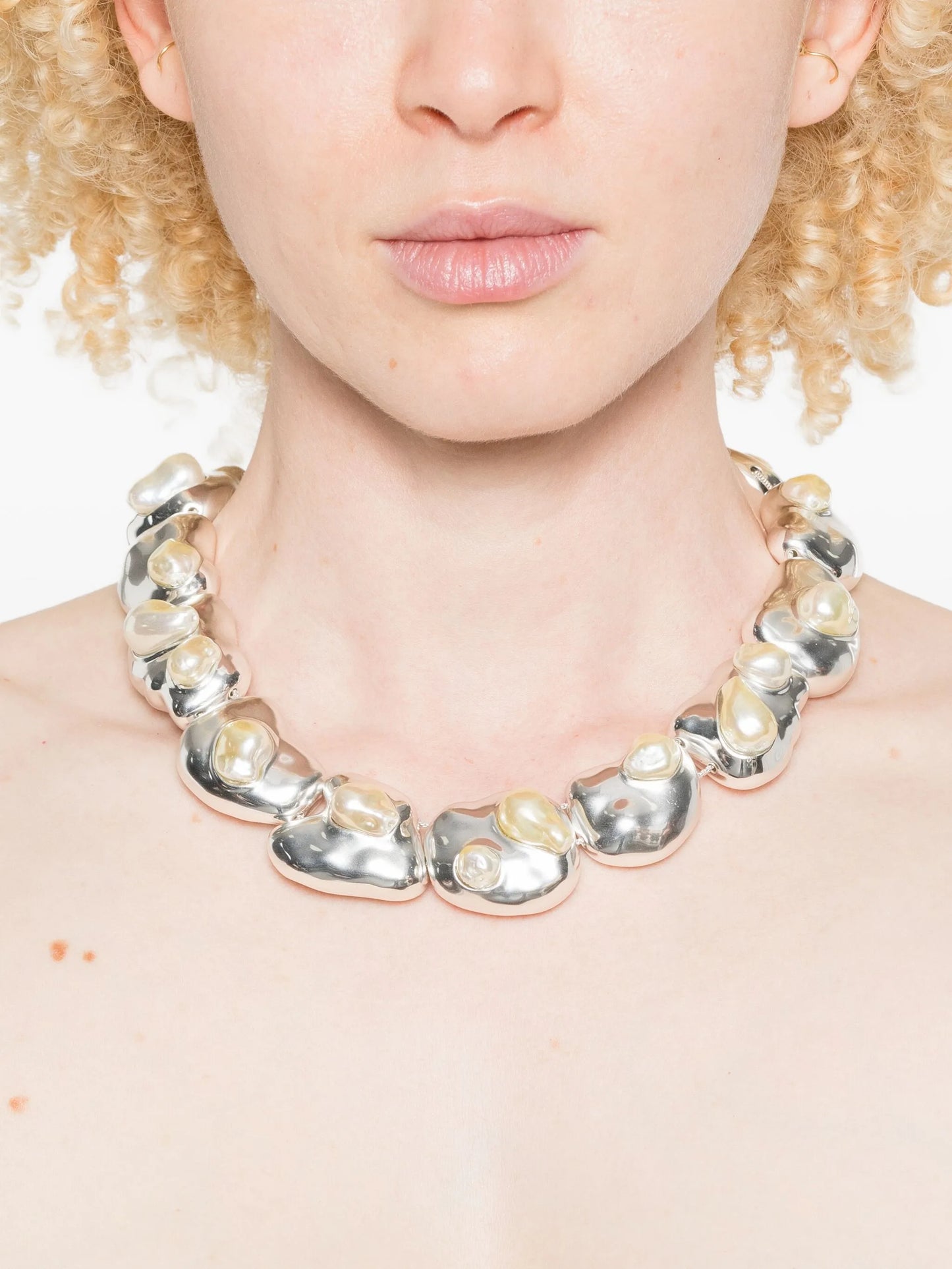 x Quentin Jones Sculpted statement necklace