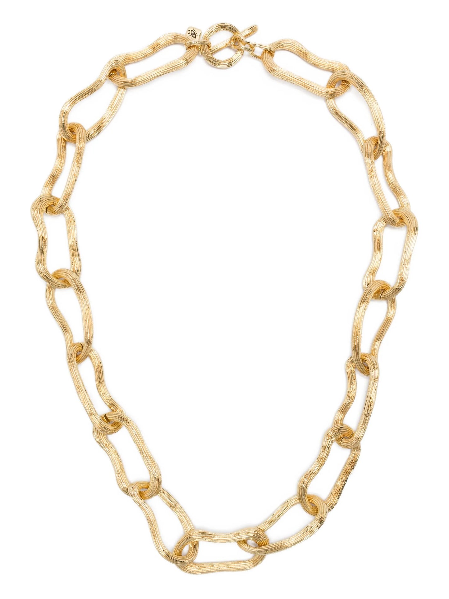x Quentin Jones 14K gold plated brass chain-link necklace