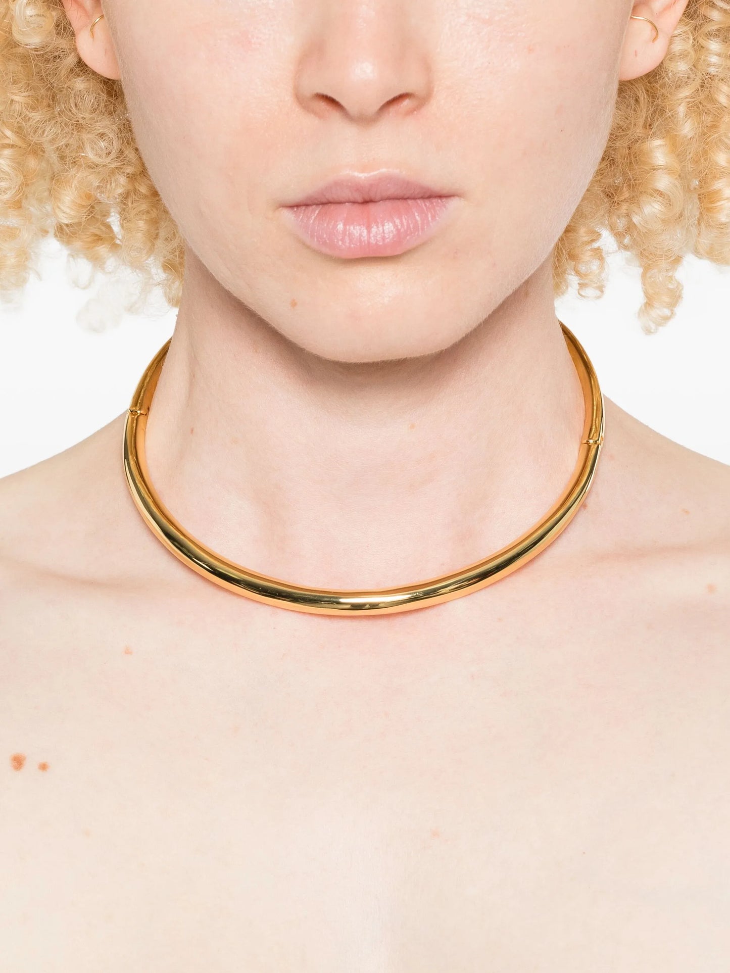 sculpted collar necklace
