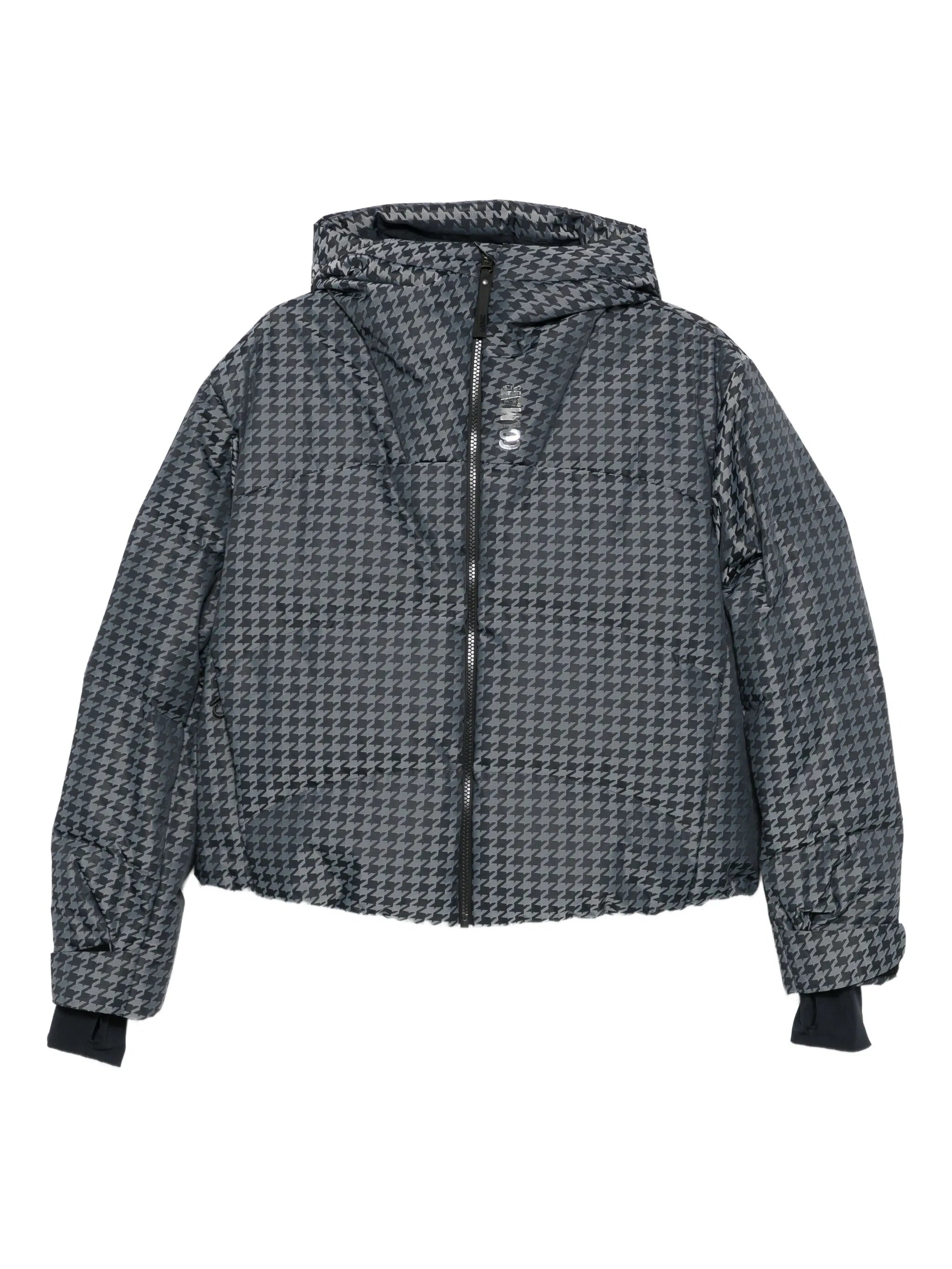 Fancy houndstooth ski jacket