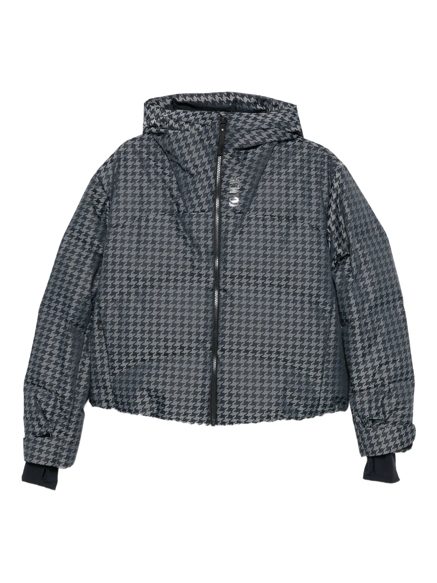 Fancy houndstooth ski jacket