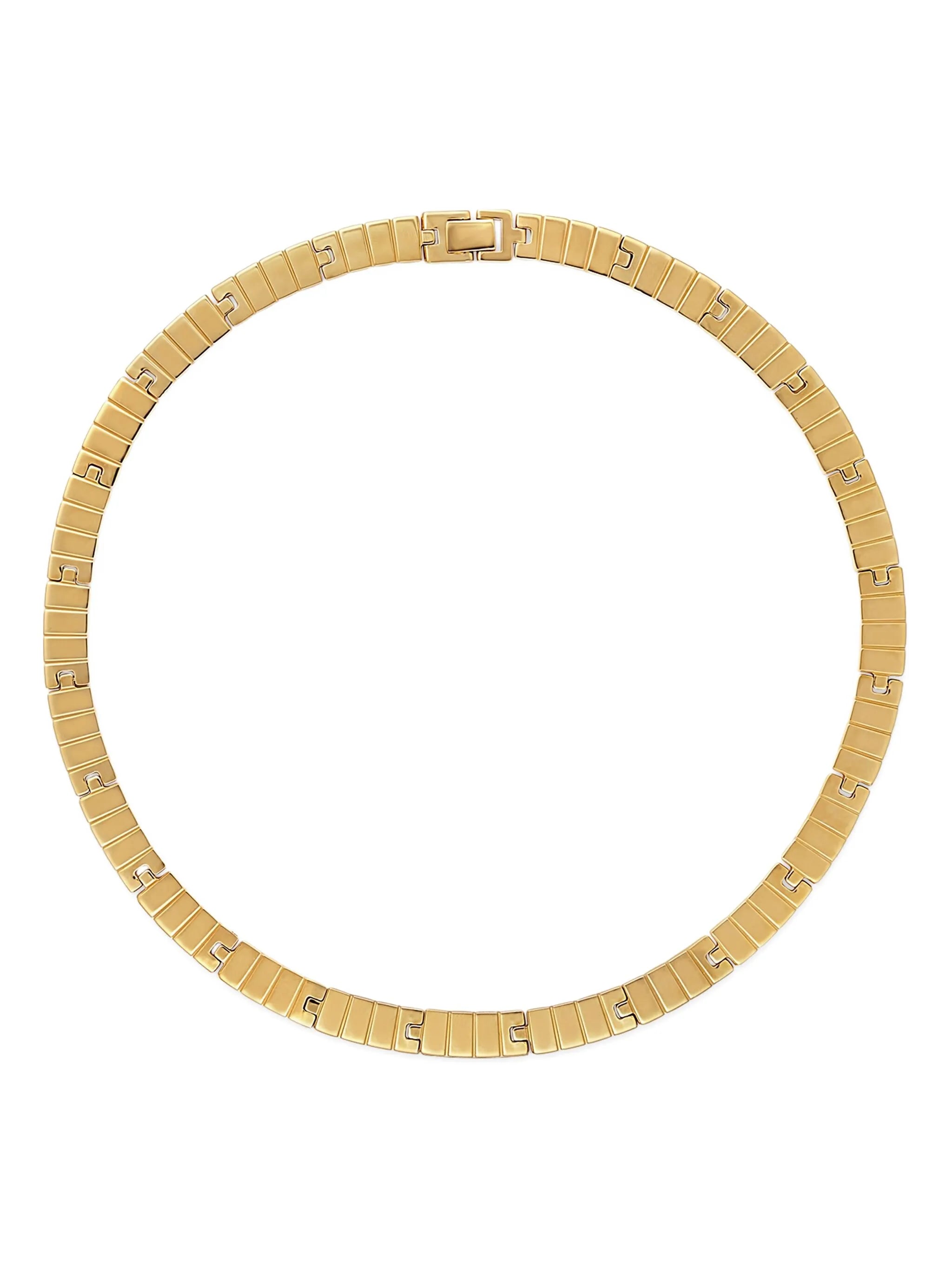 Slot chain necklace