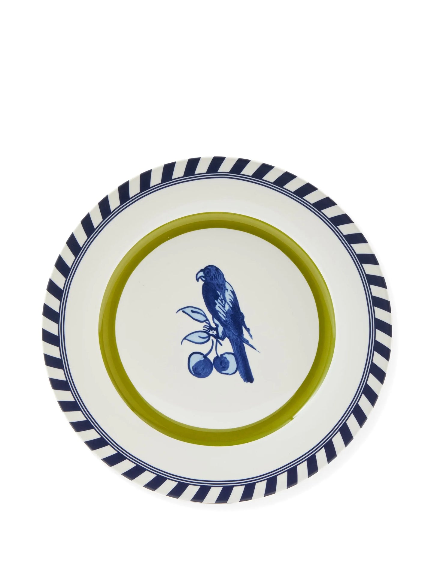 striped edge decorative plates
