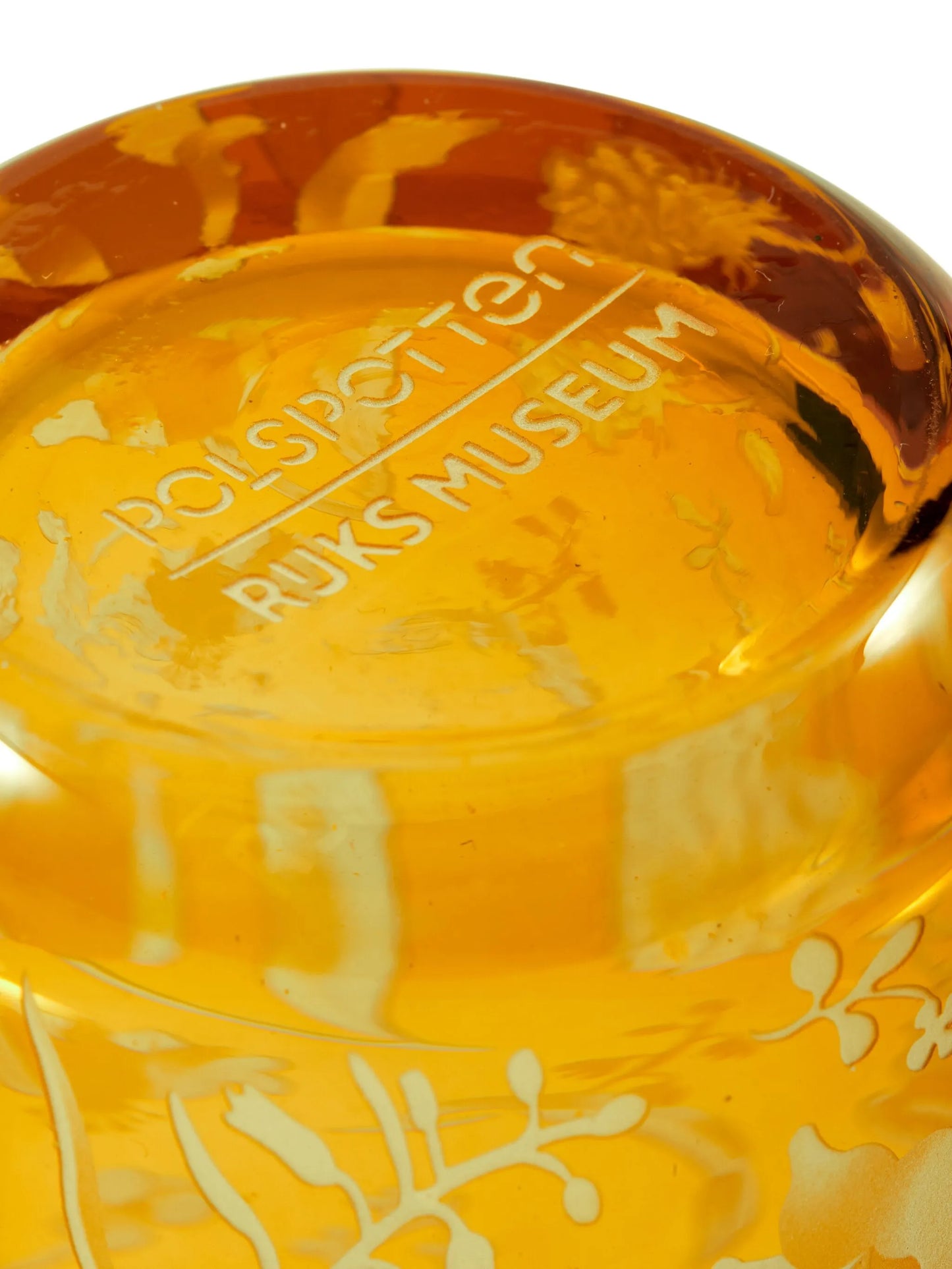 etched floral tumbler (set of four)