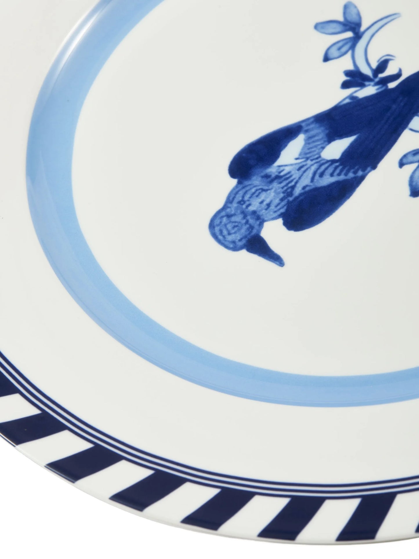 striped porcelain dinner plates