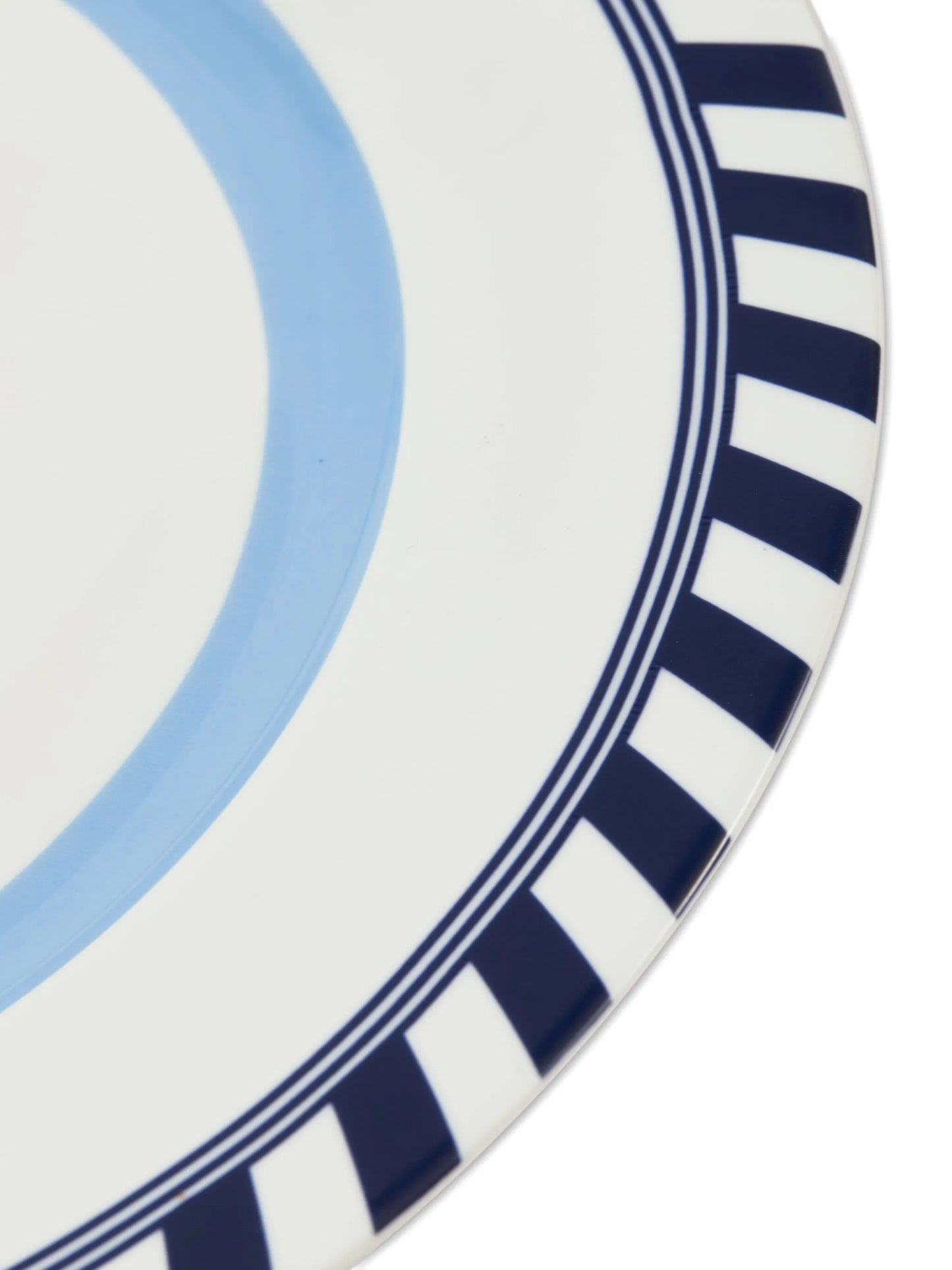striped porcelain dinner plates