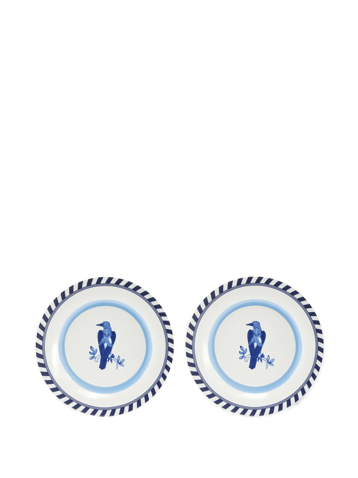 striped porcelain dinner plates