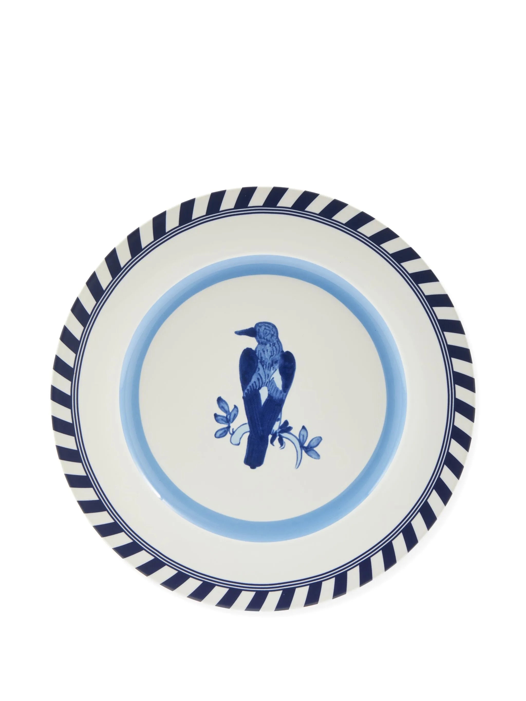 striped porcelain dinner plates