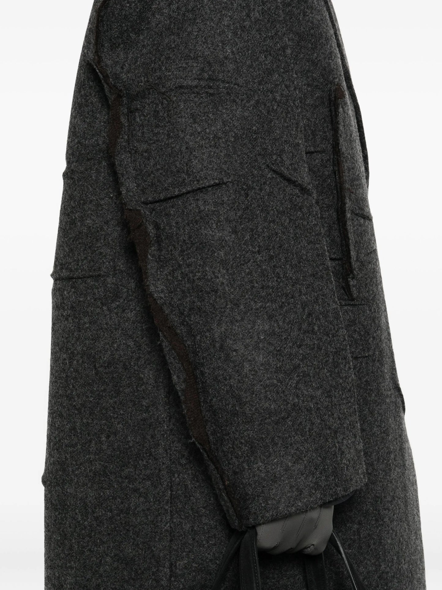 single-breasted wool coat