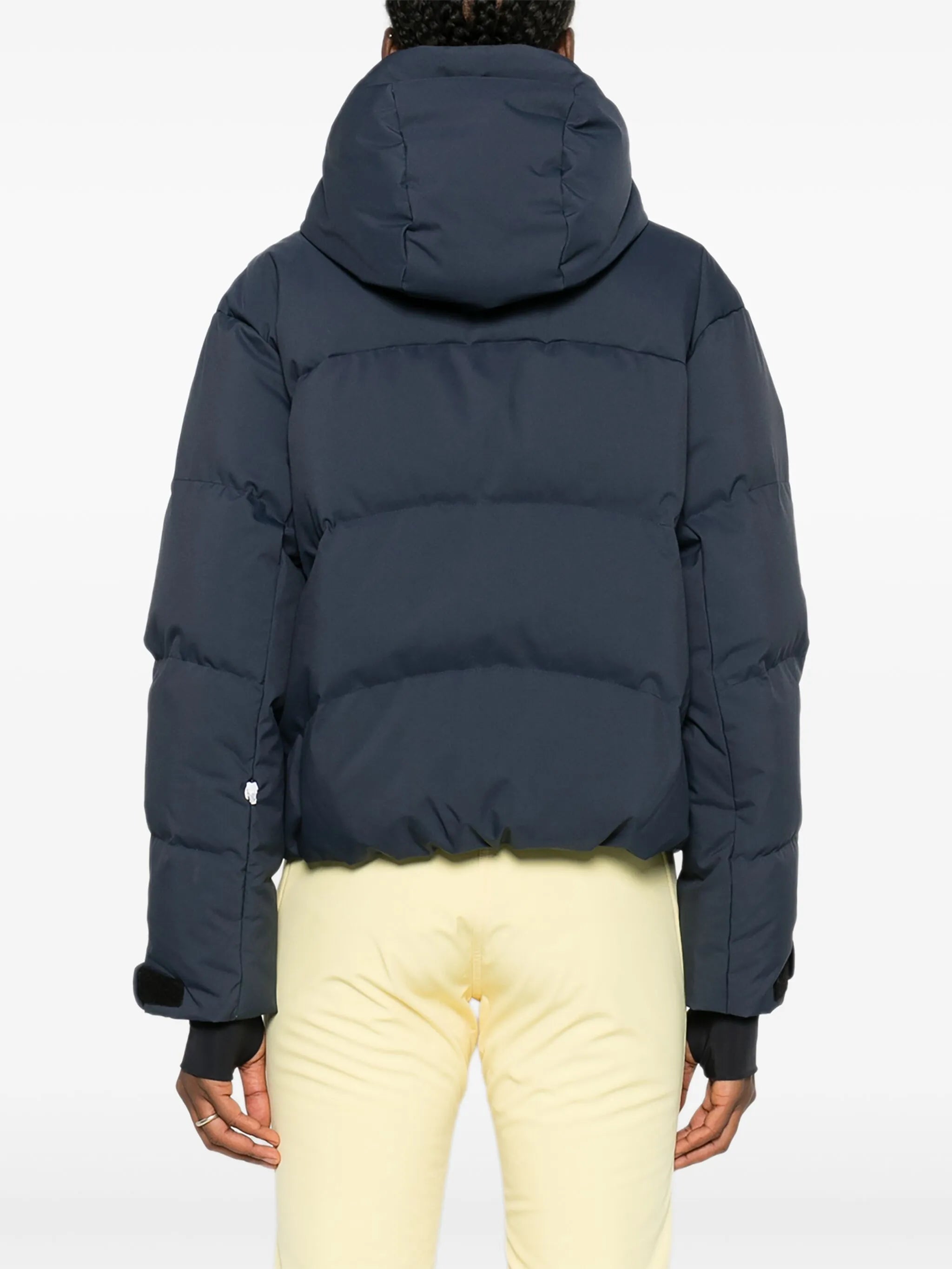 hooded fancy ski jacket bomber