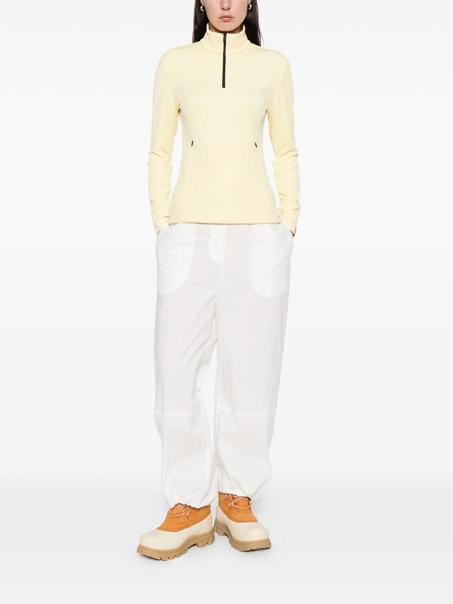 half-zip ski base layer