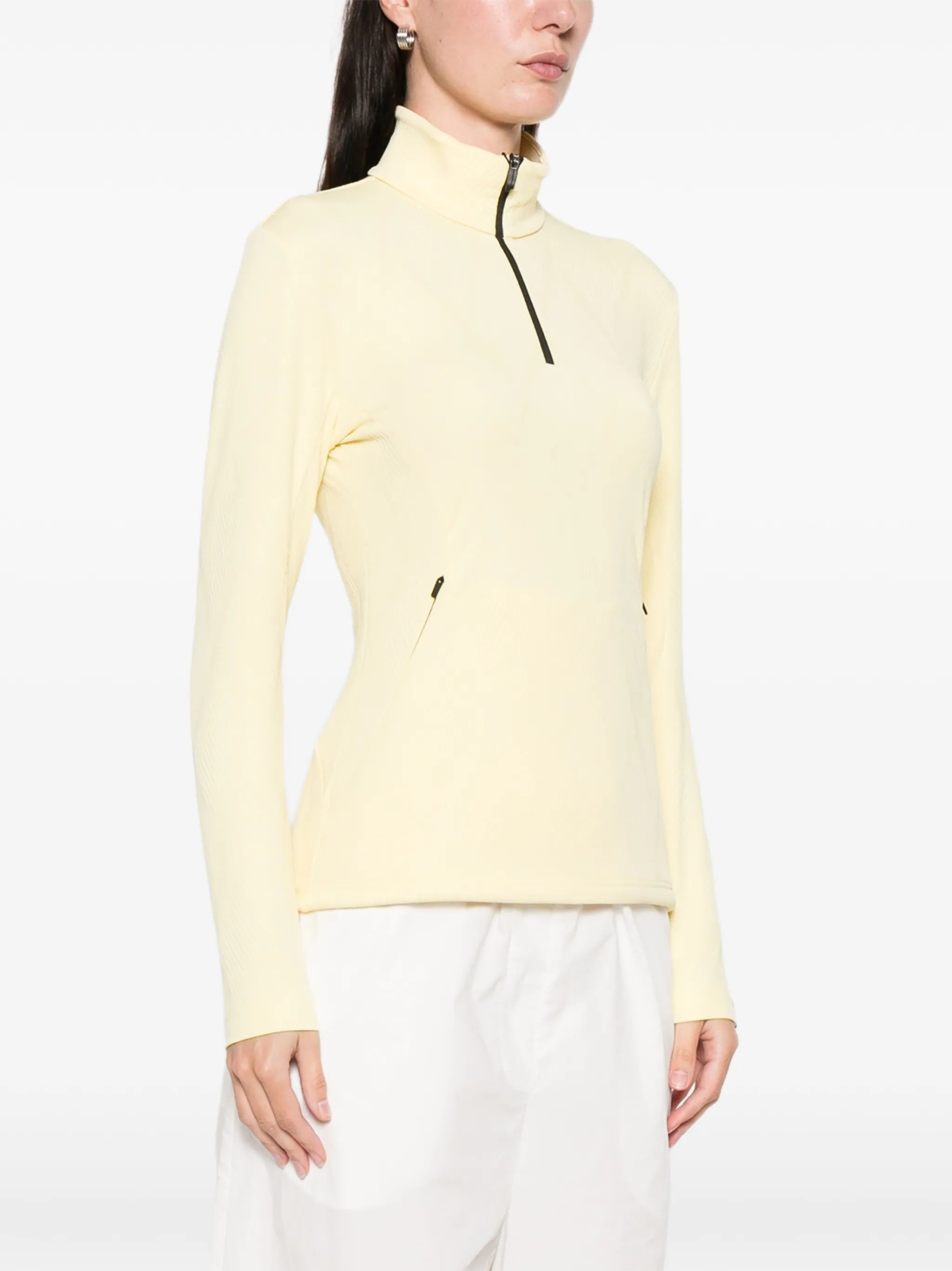 half-zip ski base layer
