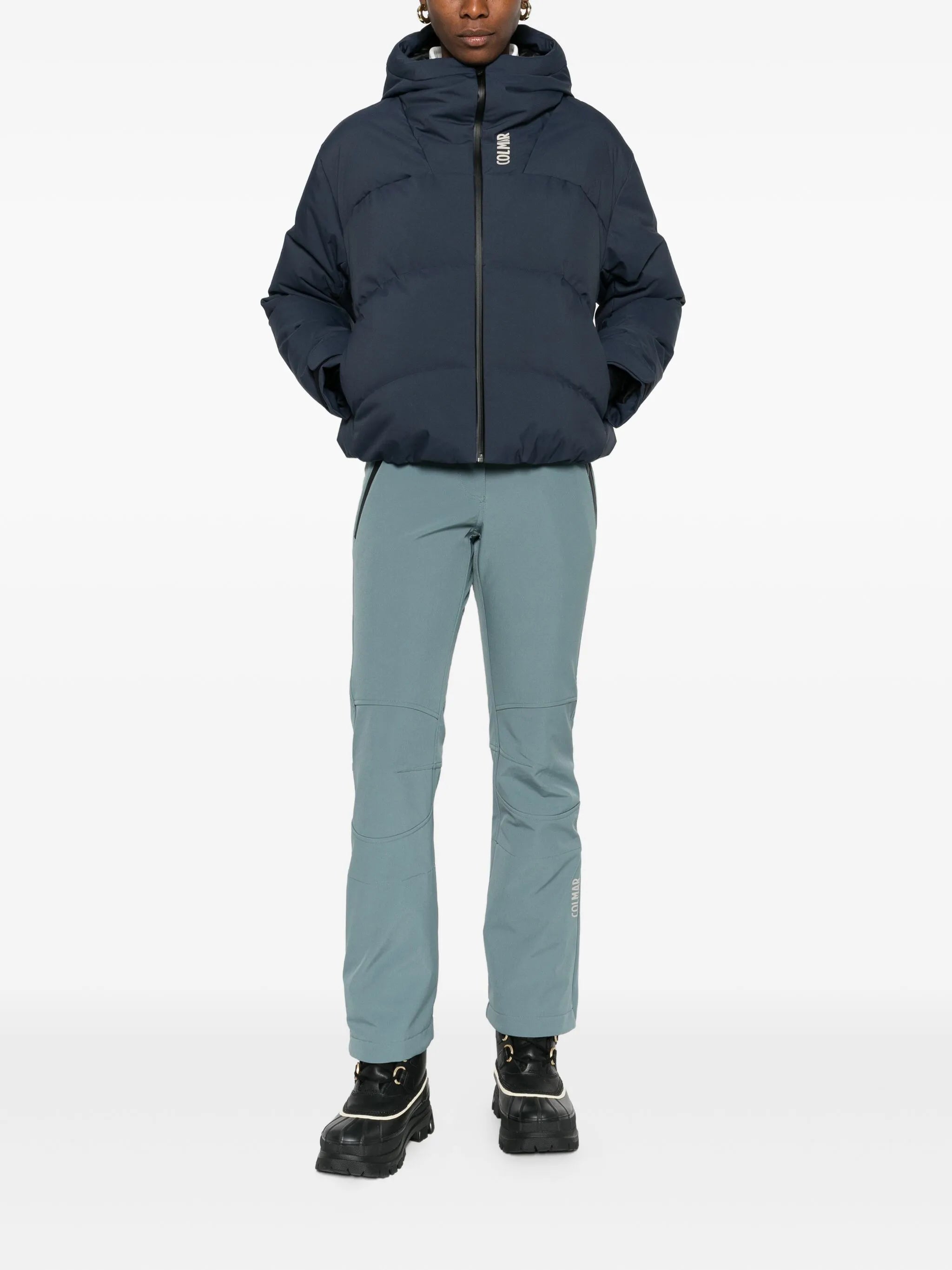 zip ski trousers