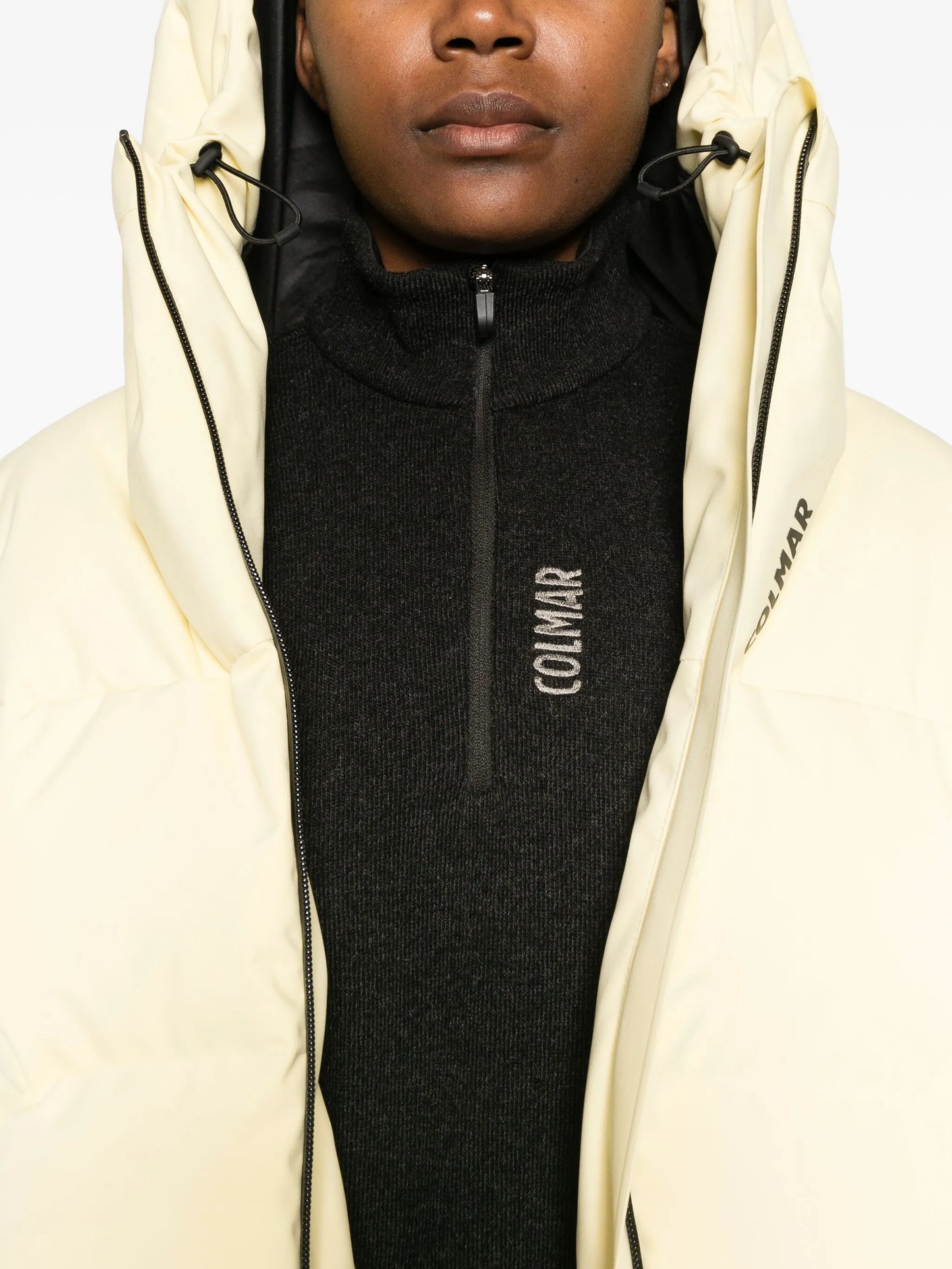 Pure half-zip ski base layer