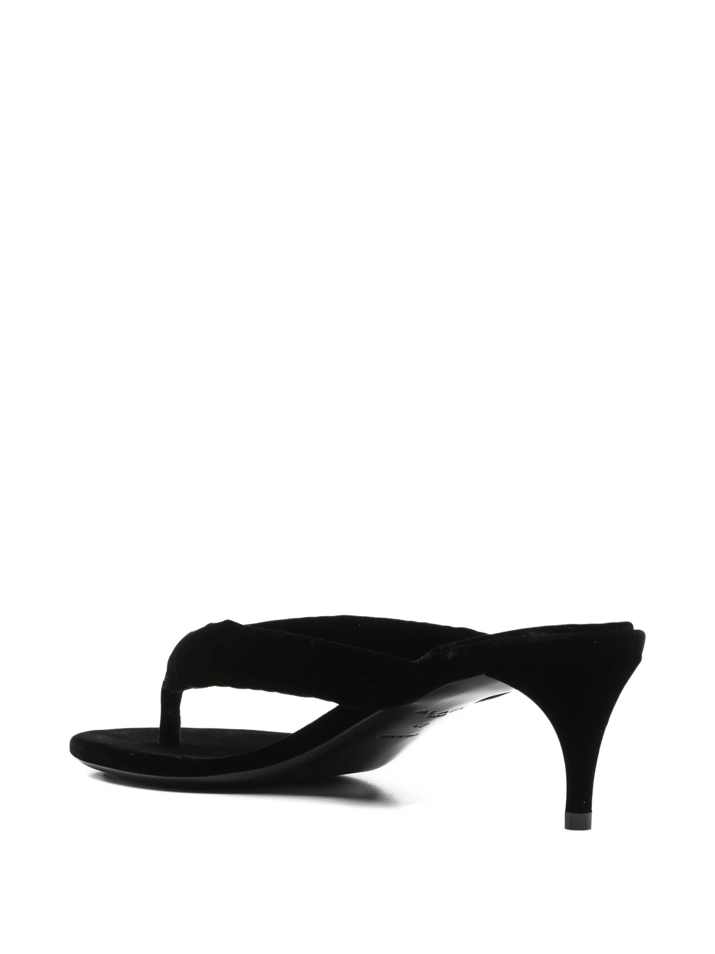 heeled thong sandals