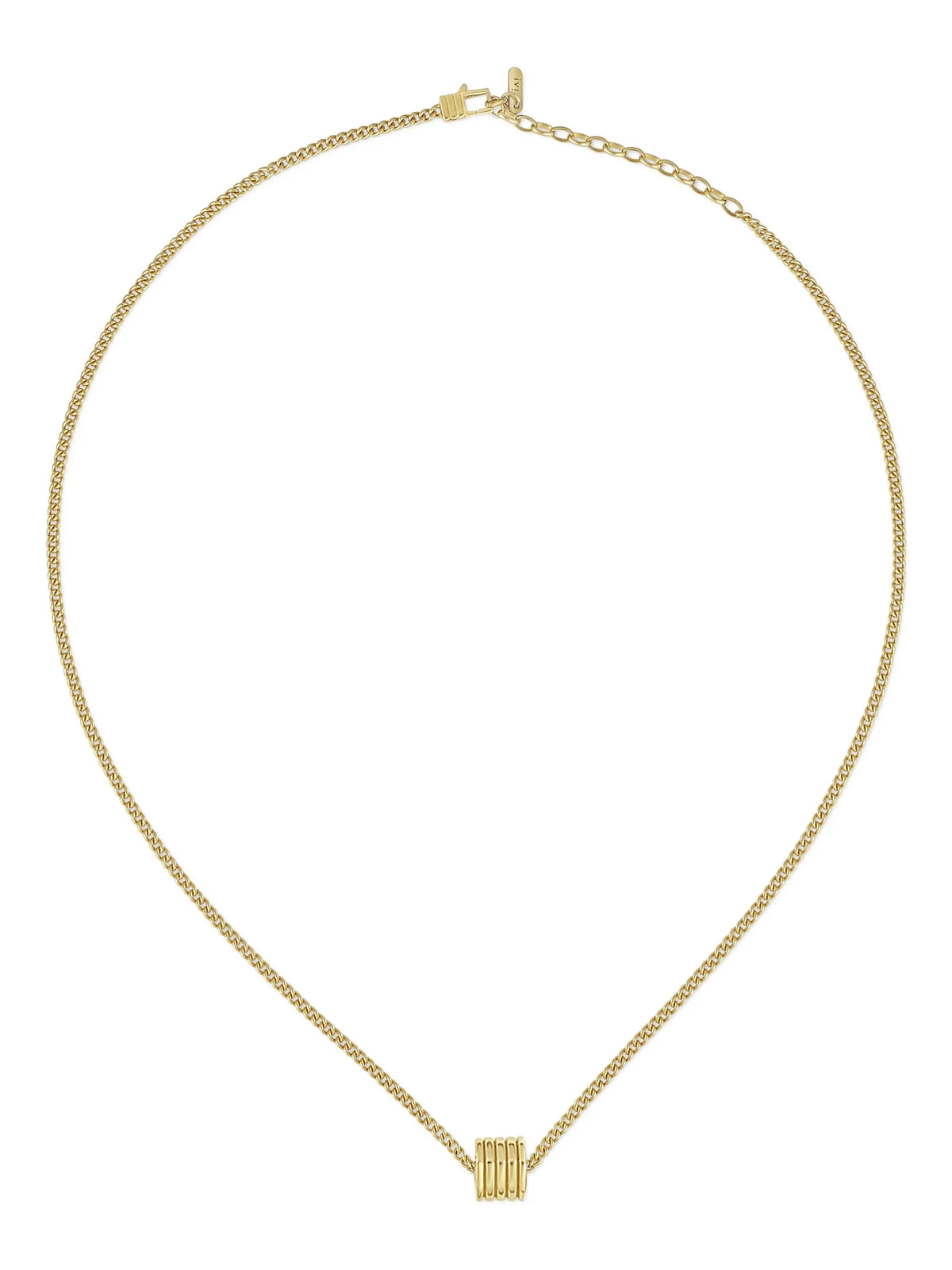 Octagon Mini-charm necklace