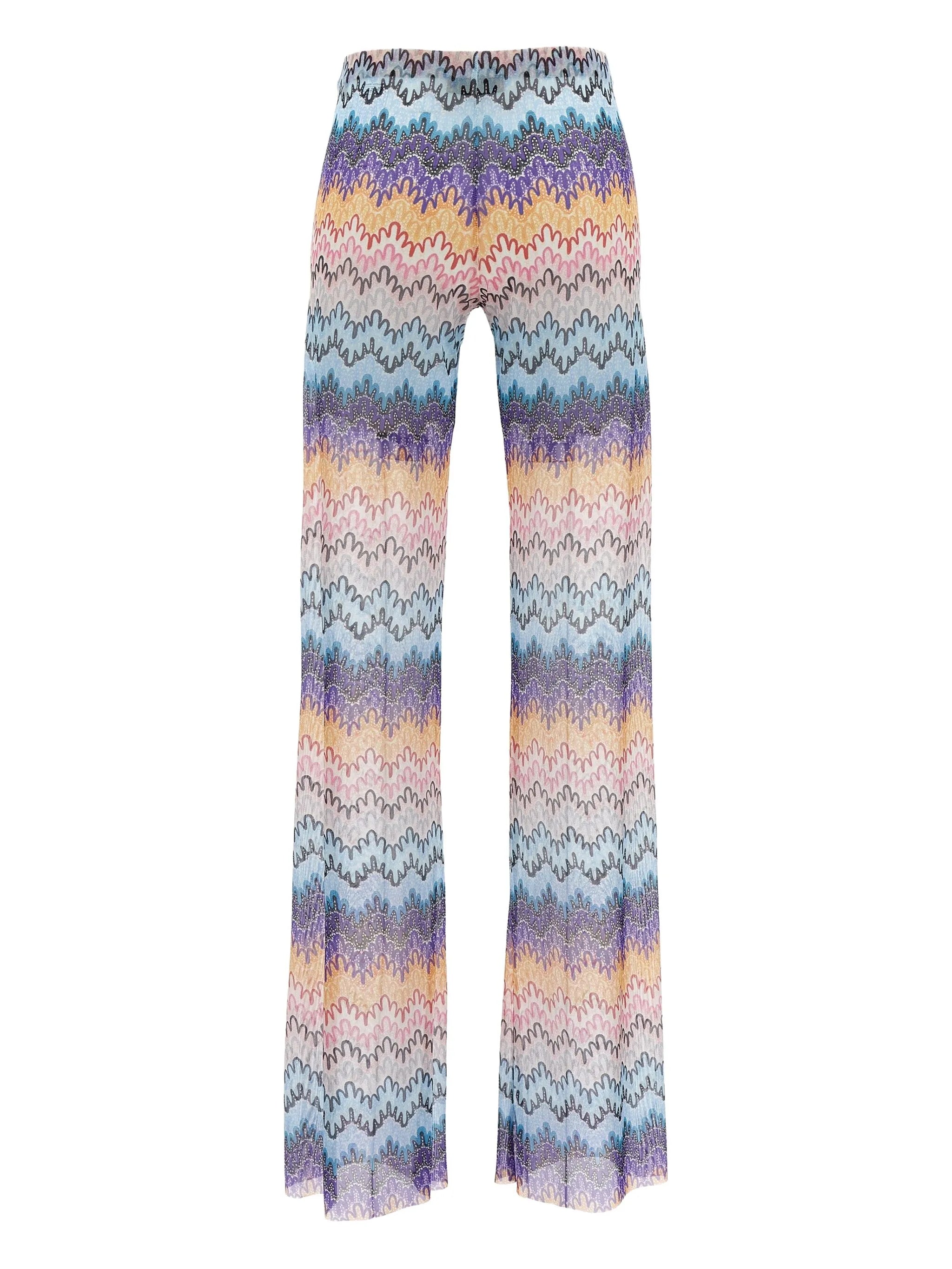 all-over print trousers