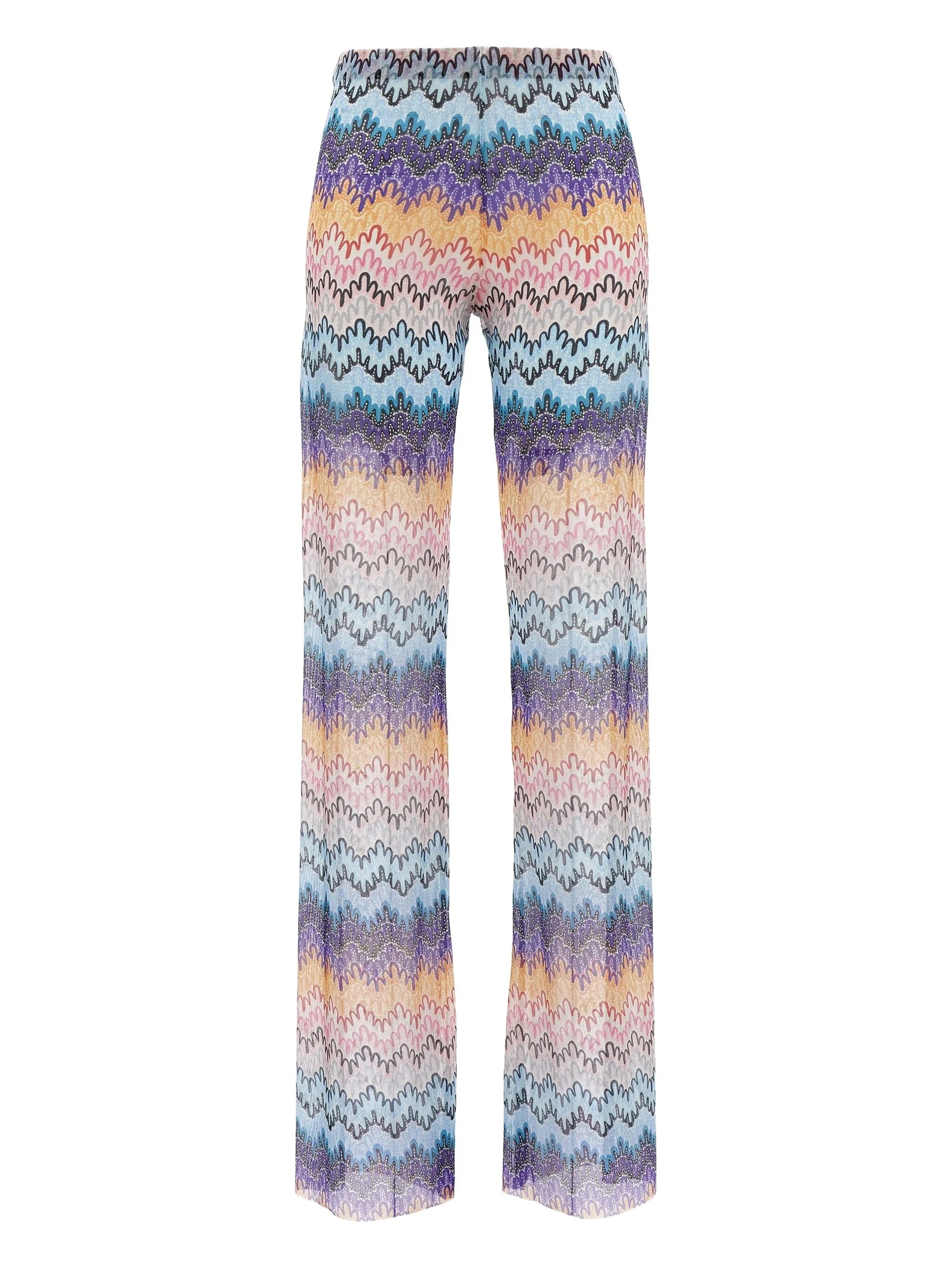 all-over print trousers