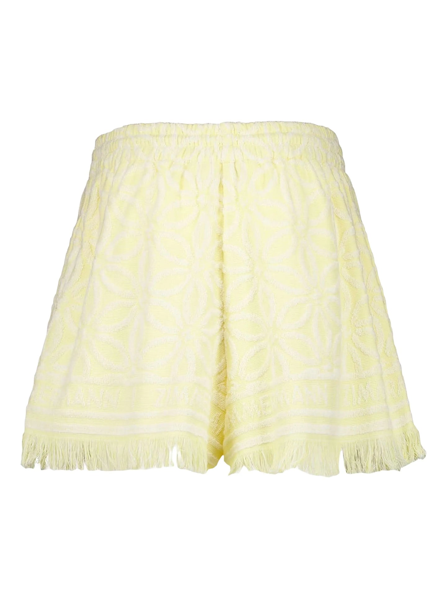 Coco fringed jacquard shorts