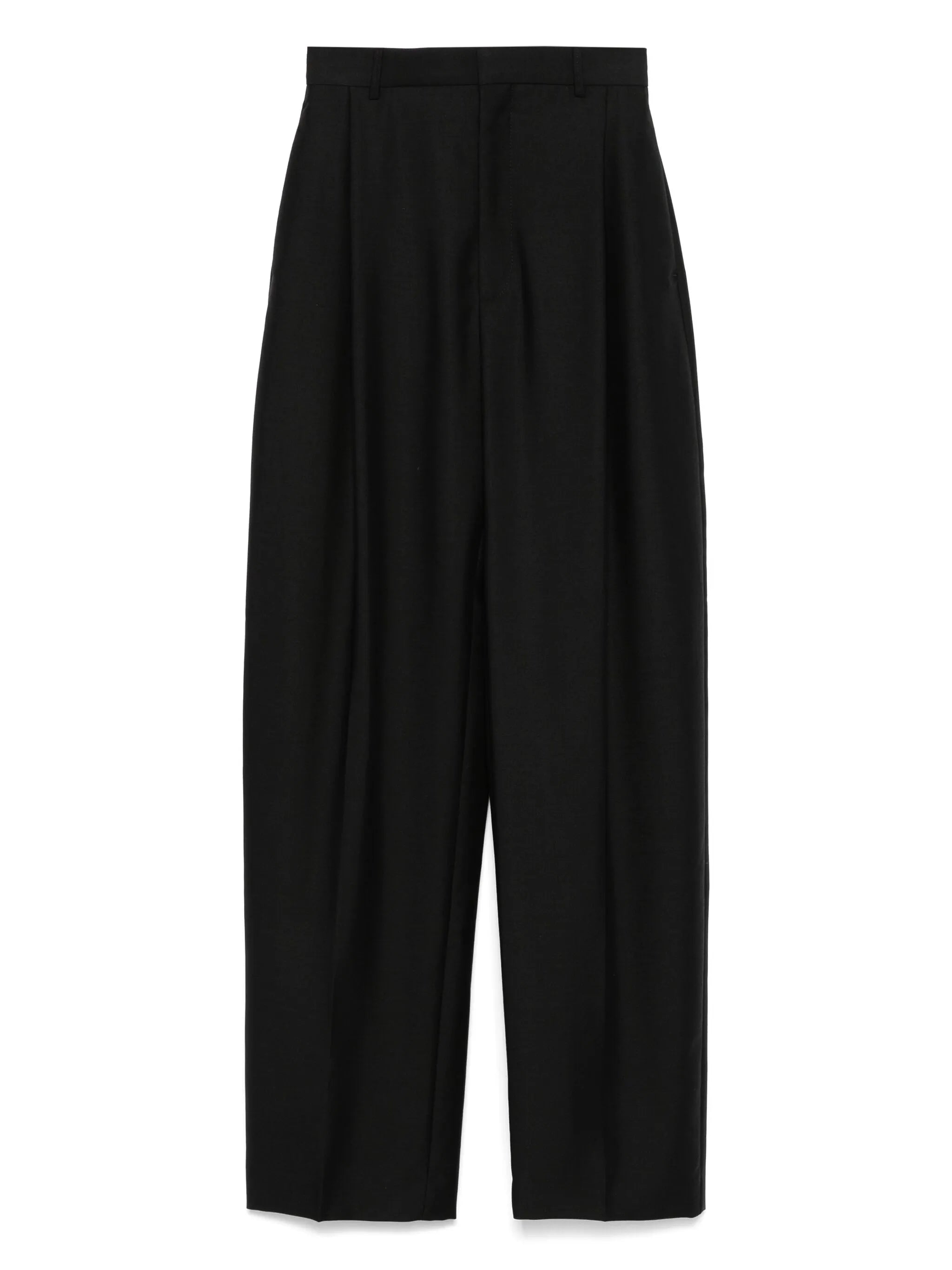 pleat-detail trousers
