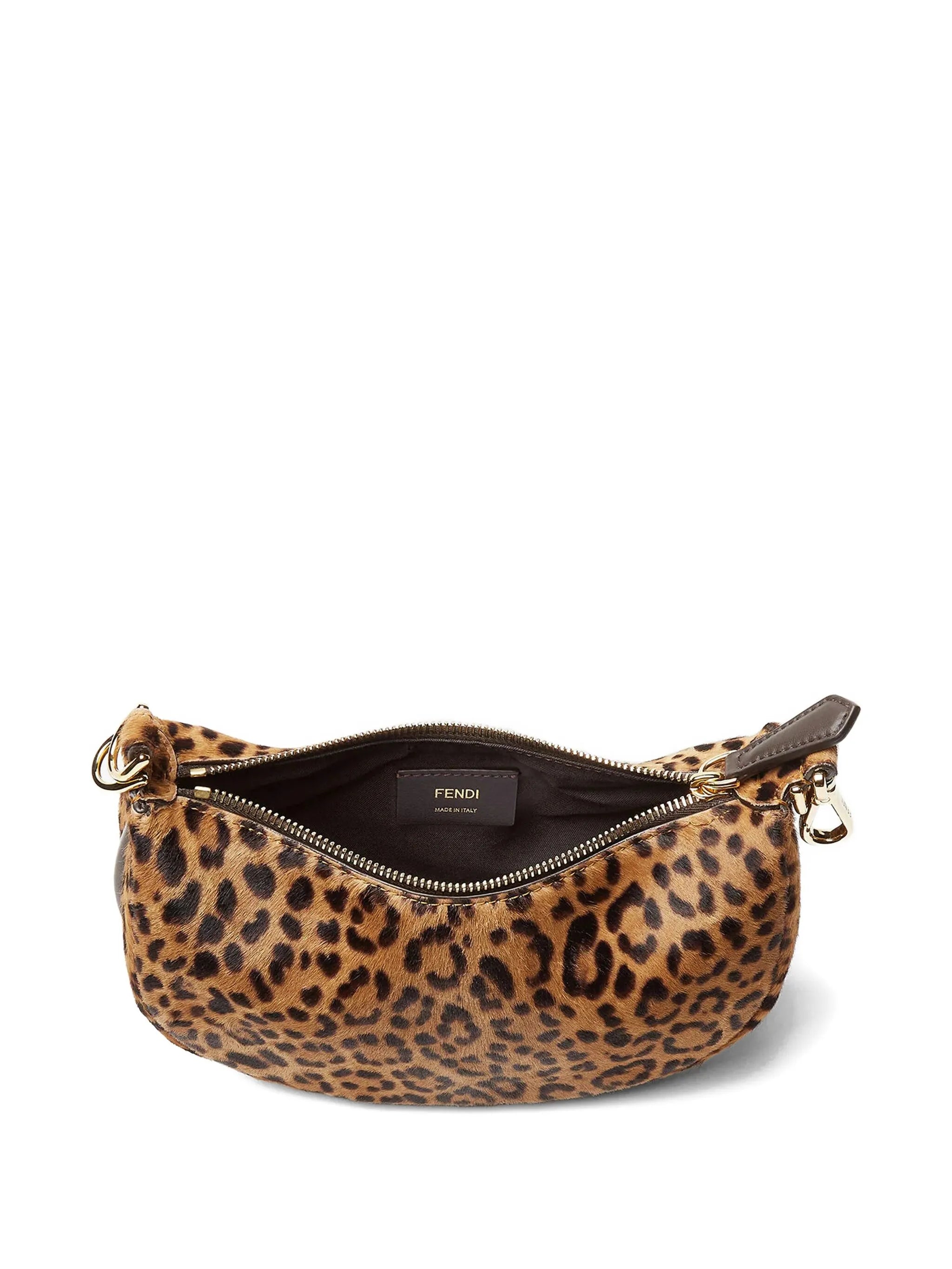 mini Fendigraphy leopard print shoulder bag