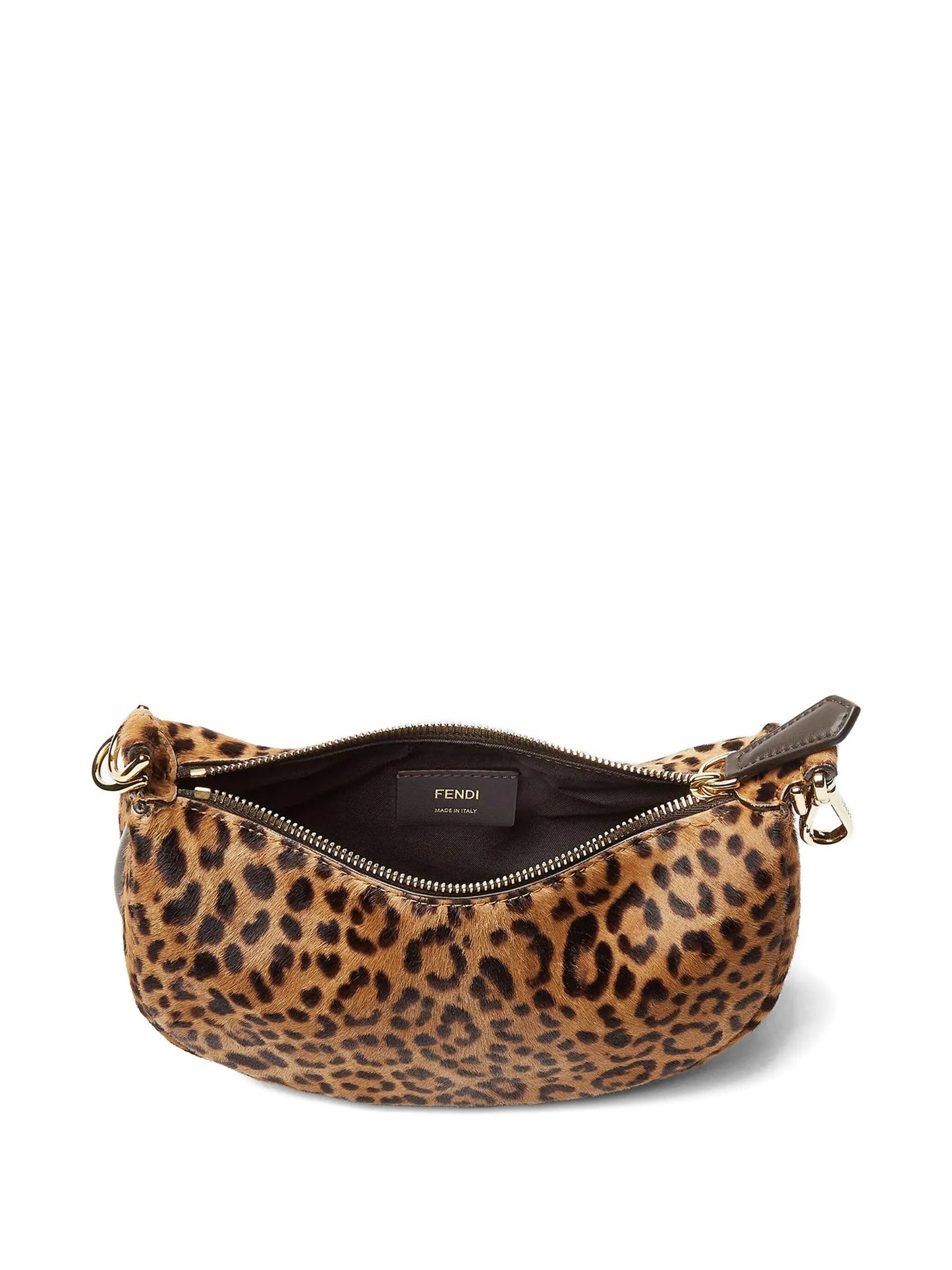 mini Fendigraphy leopard print shoulder bag