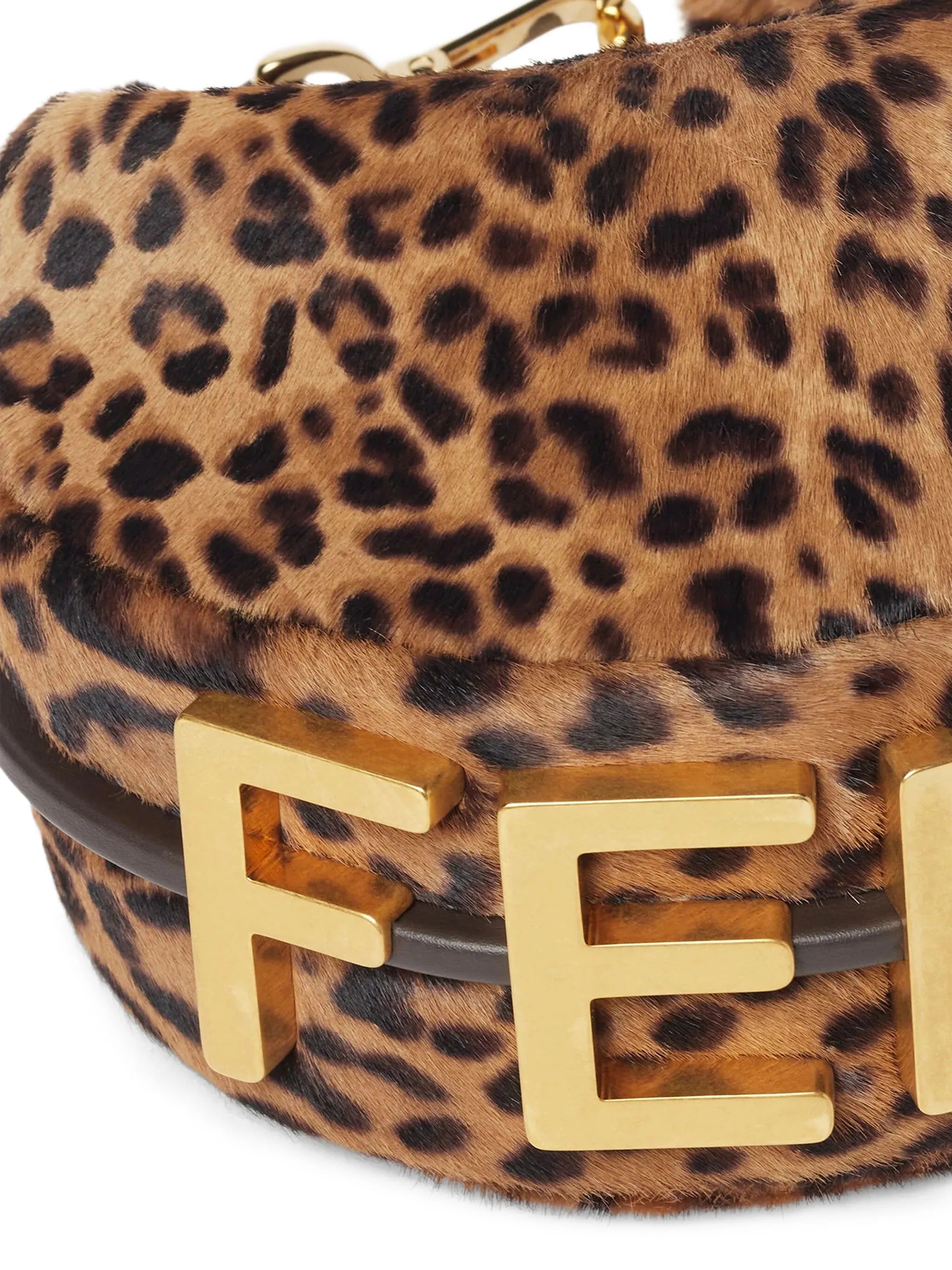 mini Fendigraphy leopard print shoulder bag