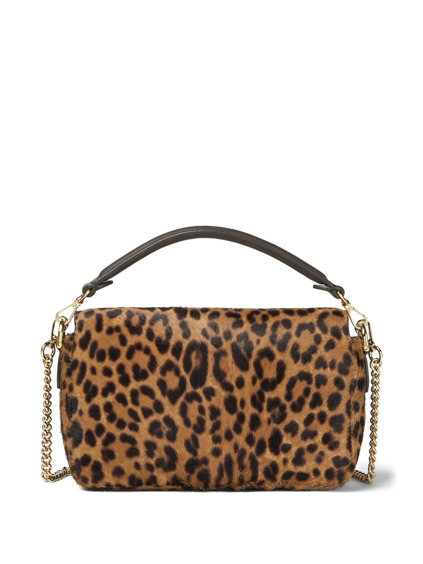 mini Baguette® leopard-print chain tote bag
