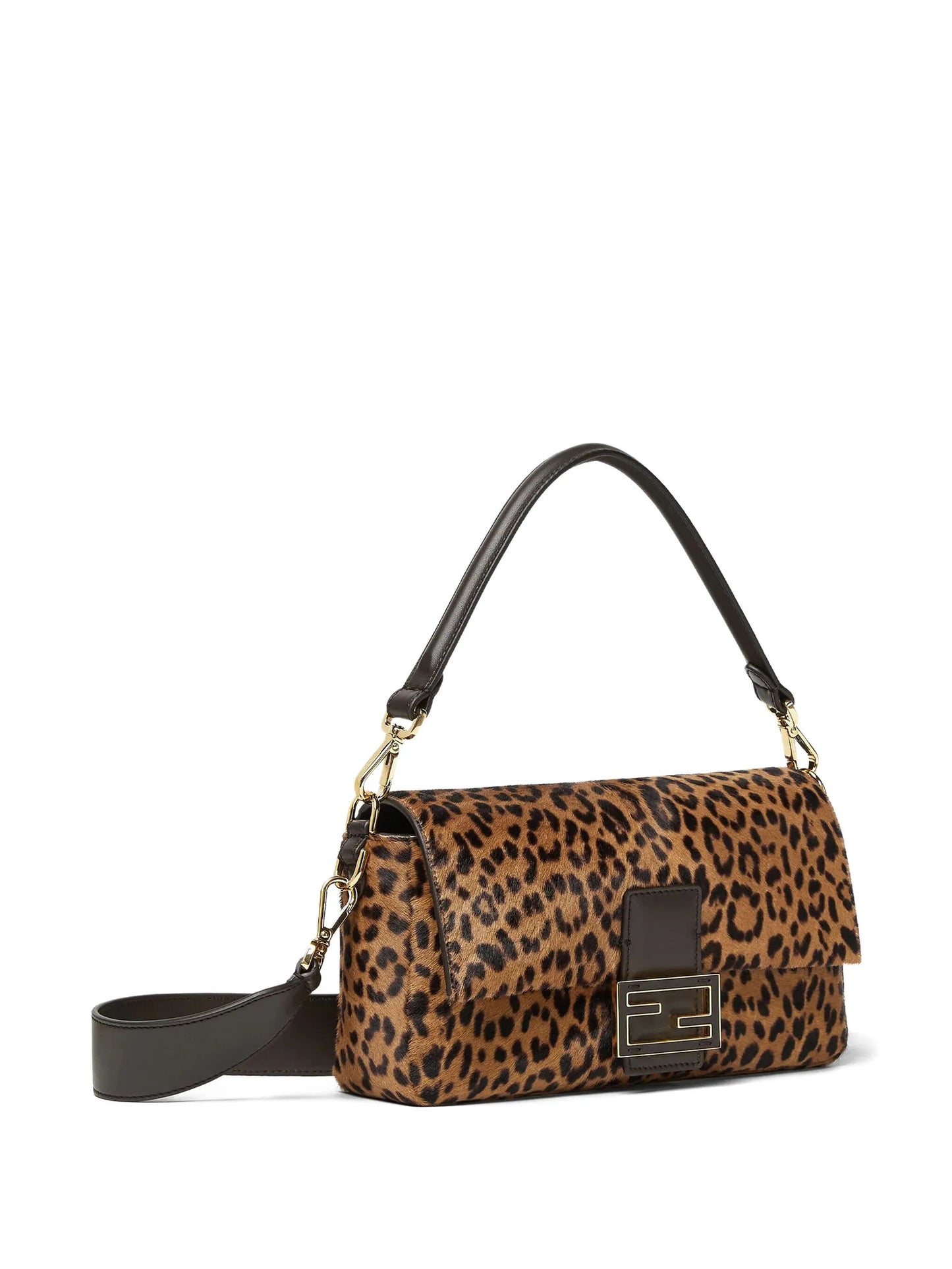 Baguette® leopard-print logo-plaque tote bag