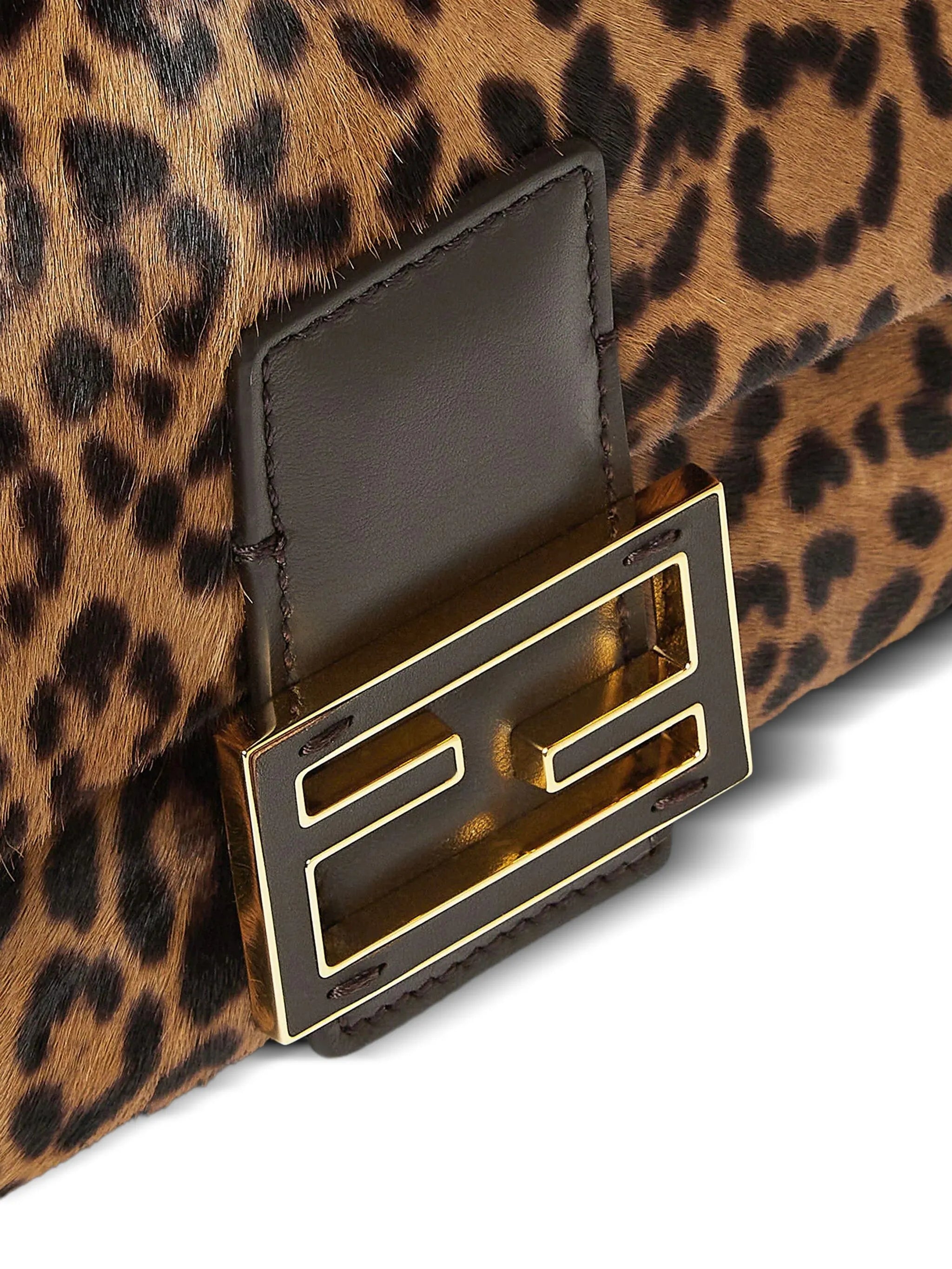 Baguette® leopard-print logo-plaque tote bag