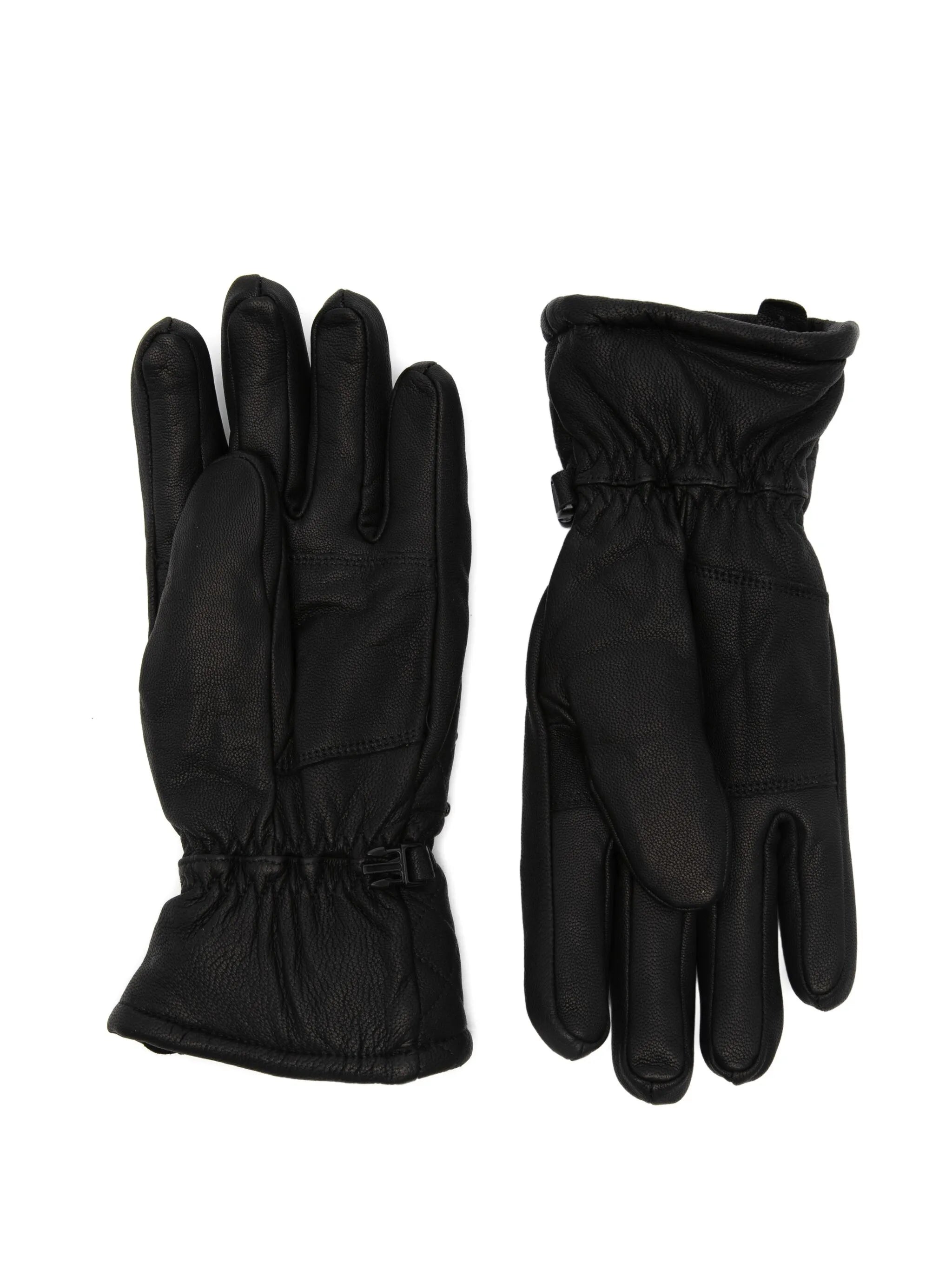 quilted embellished gloves