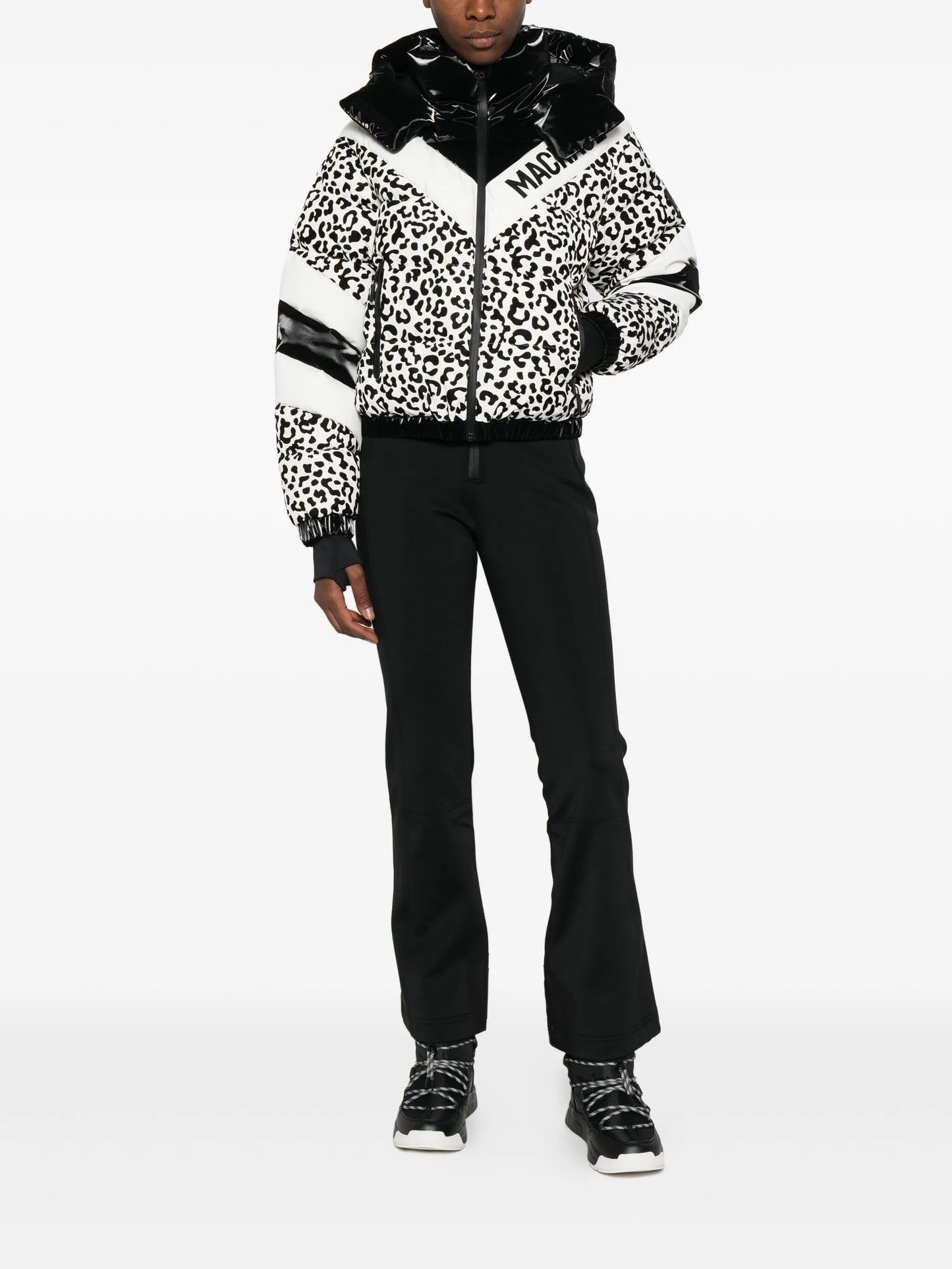 Kairi-Flp leopard-print ski jacket
