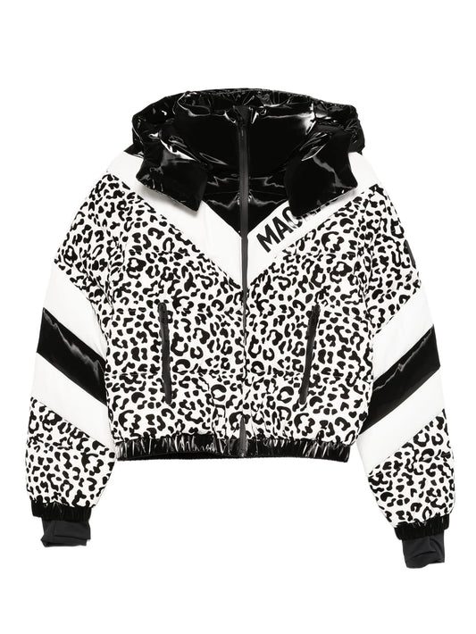 Kairi-Flp leopard-print ski jacket