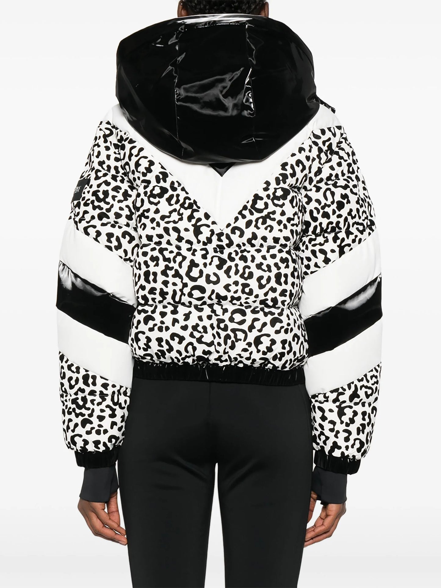 Kairi-Flp leopard-print ski jacket