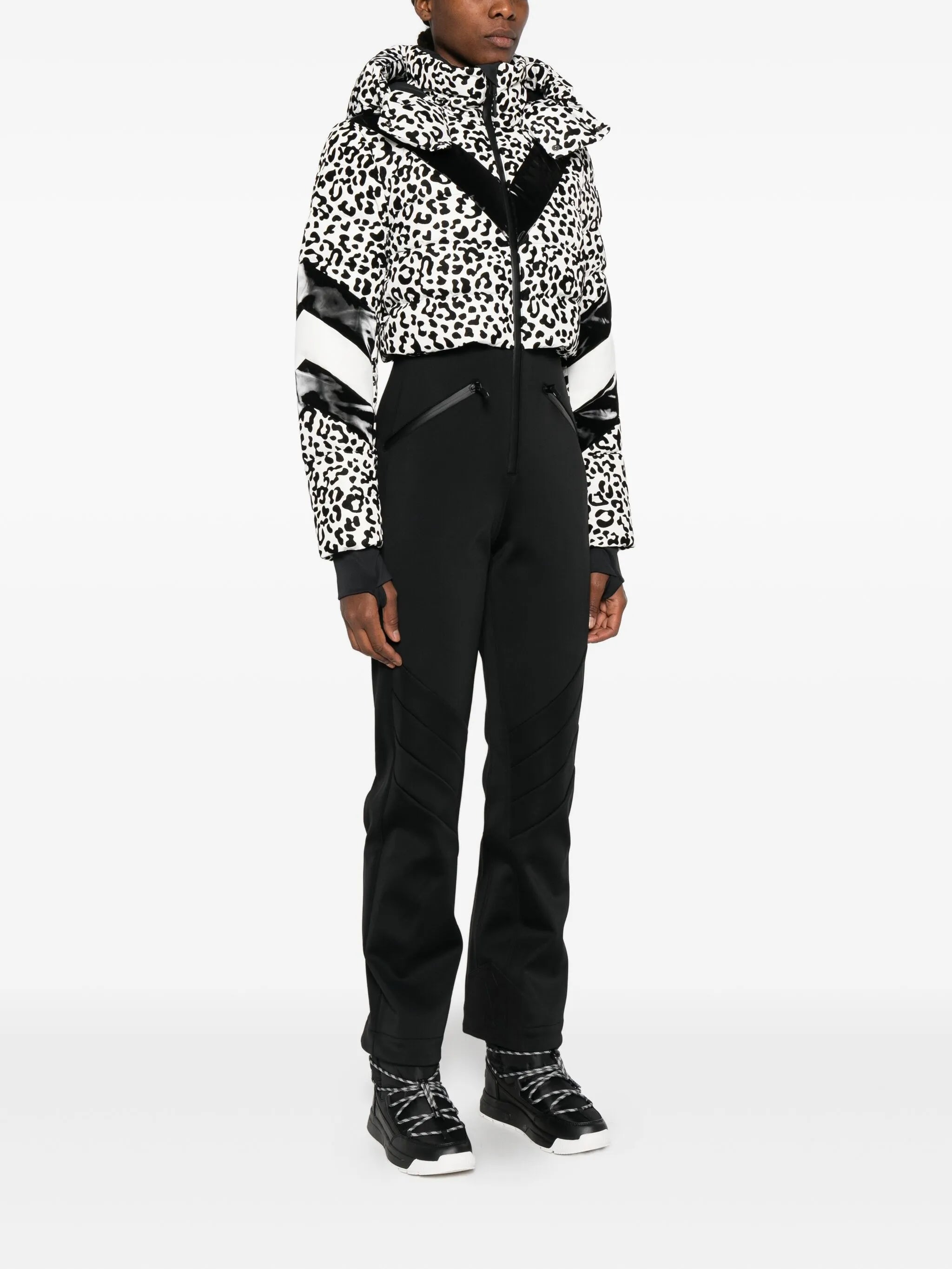 Satory-Flp leopard-print ski jumpsuit