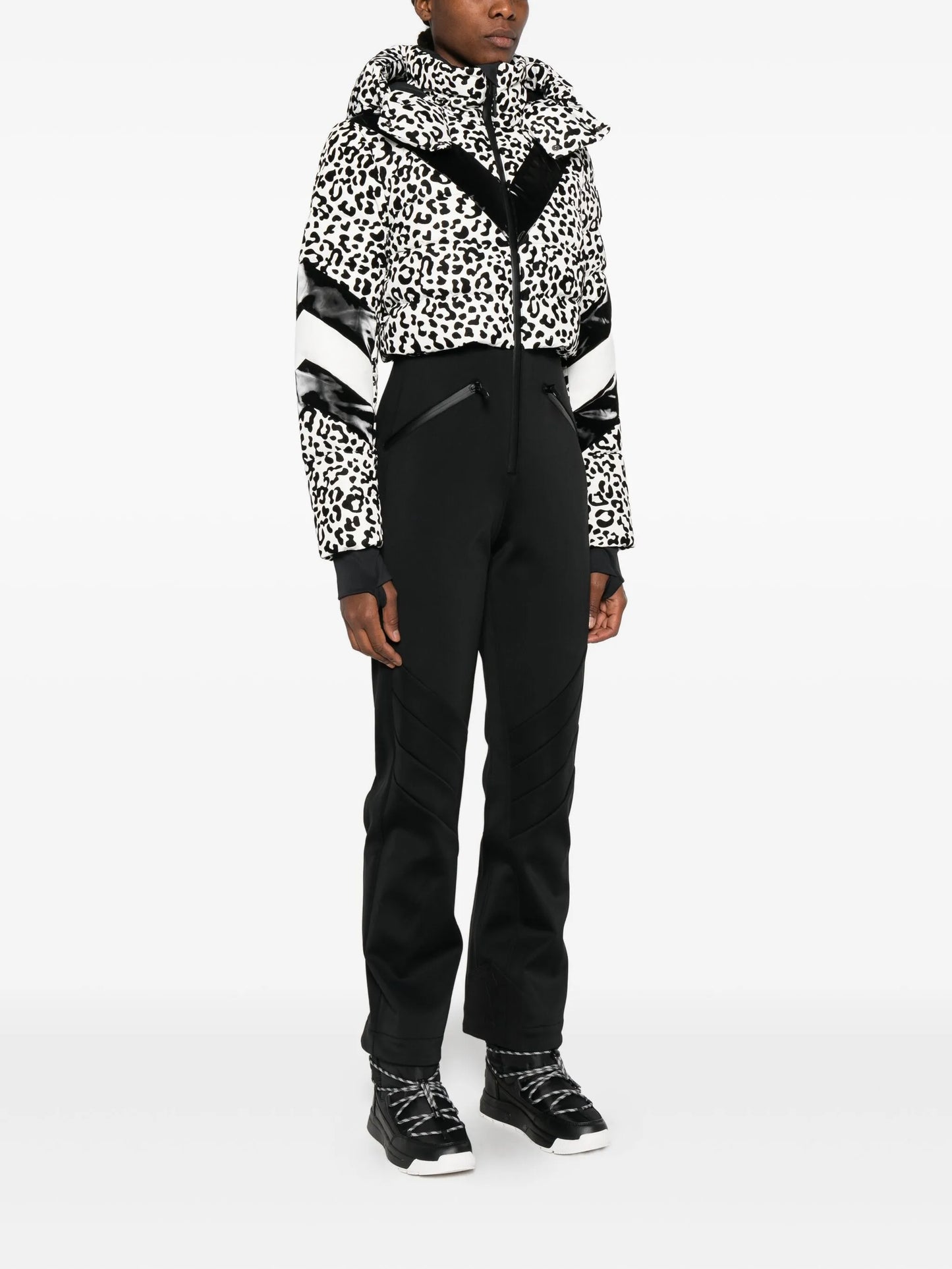 Satory-Flp leopard-print ski jumpsuit