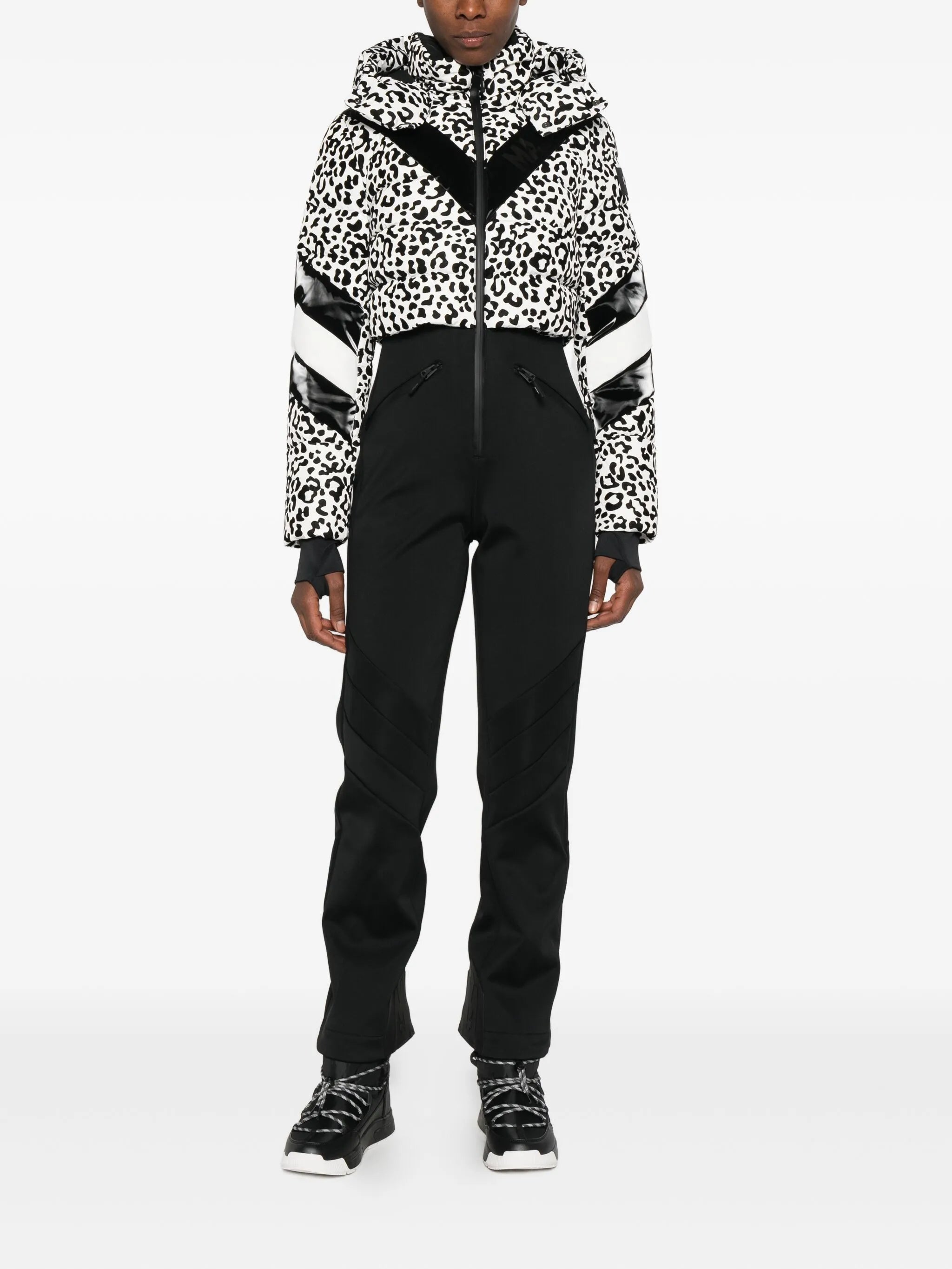 Satory-Flp leopard-print ski jumpsuit
