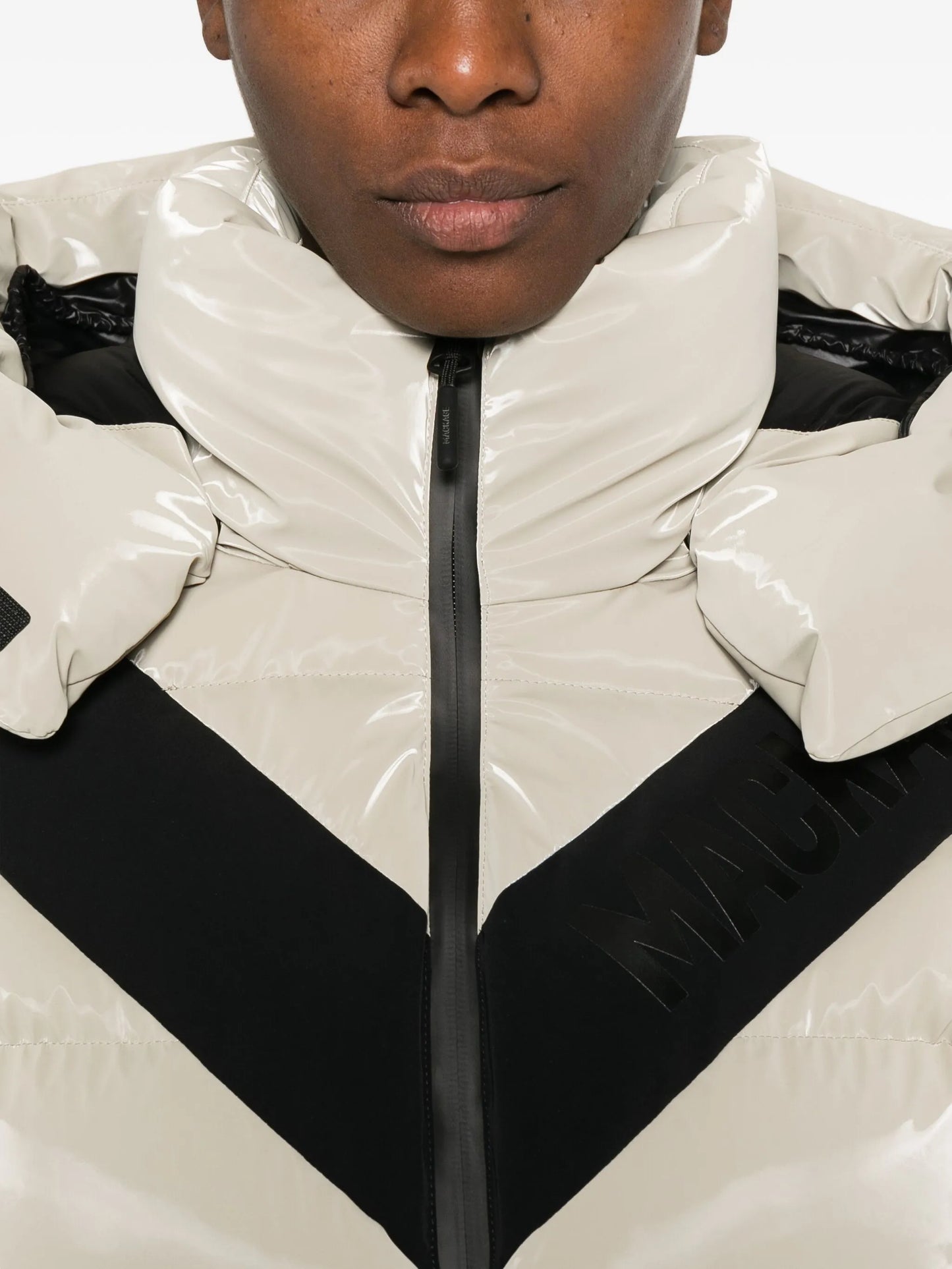 Kairi-Glo logo-detail ski jacket