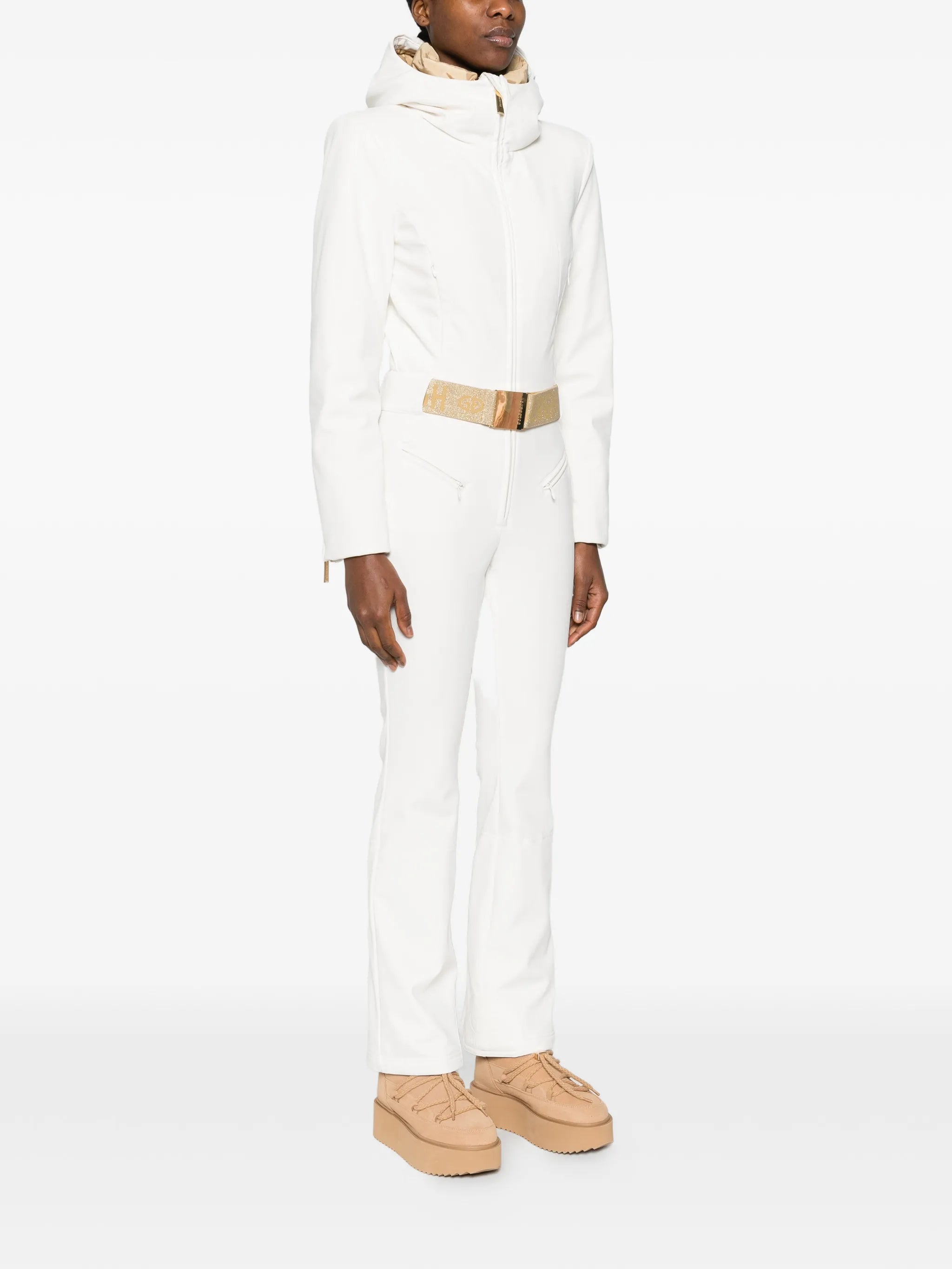Vita belted ski suit