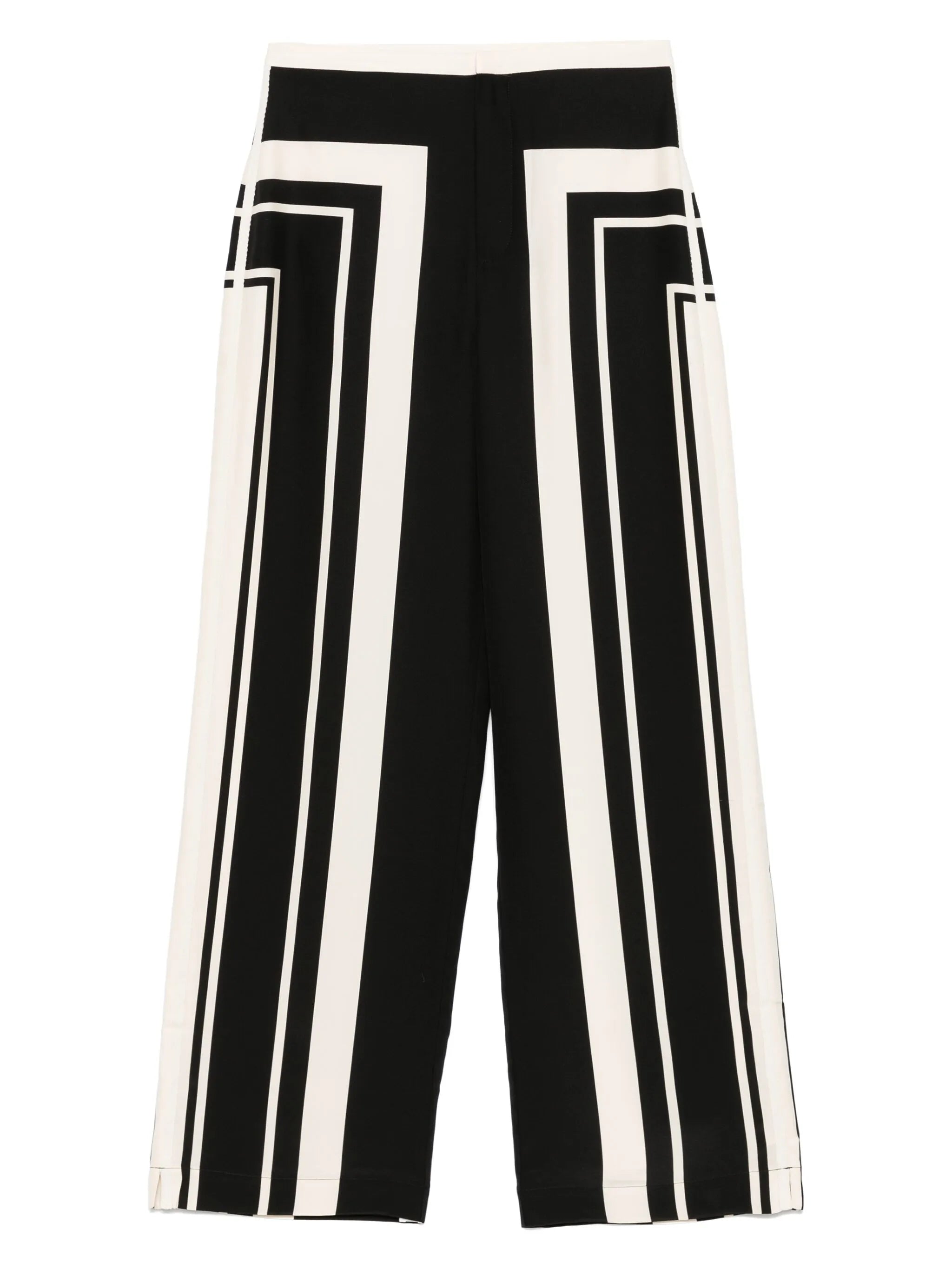 geometric-print trousers