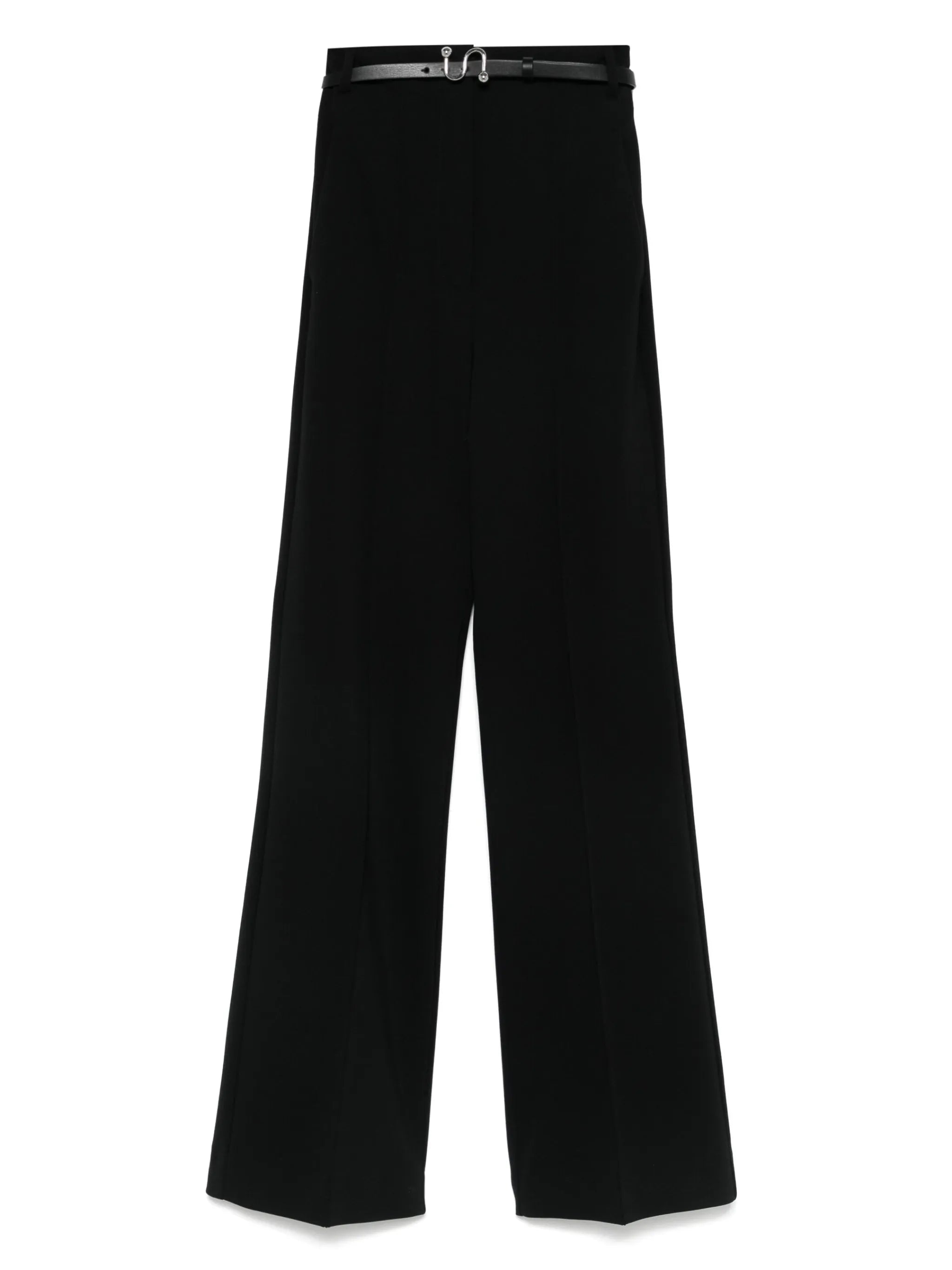high-waisted trousers