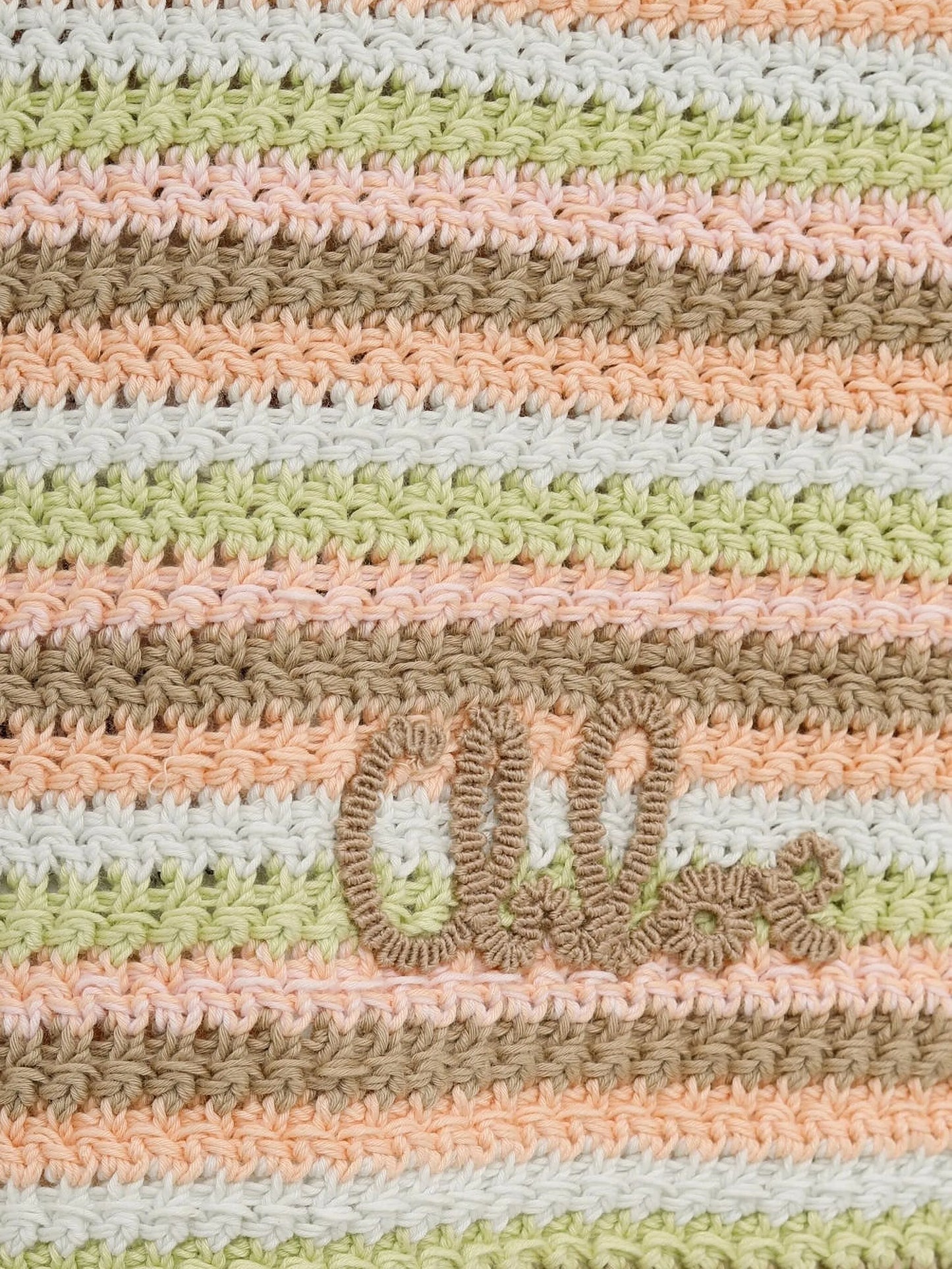 crochet-knit shorts