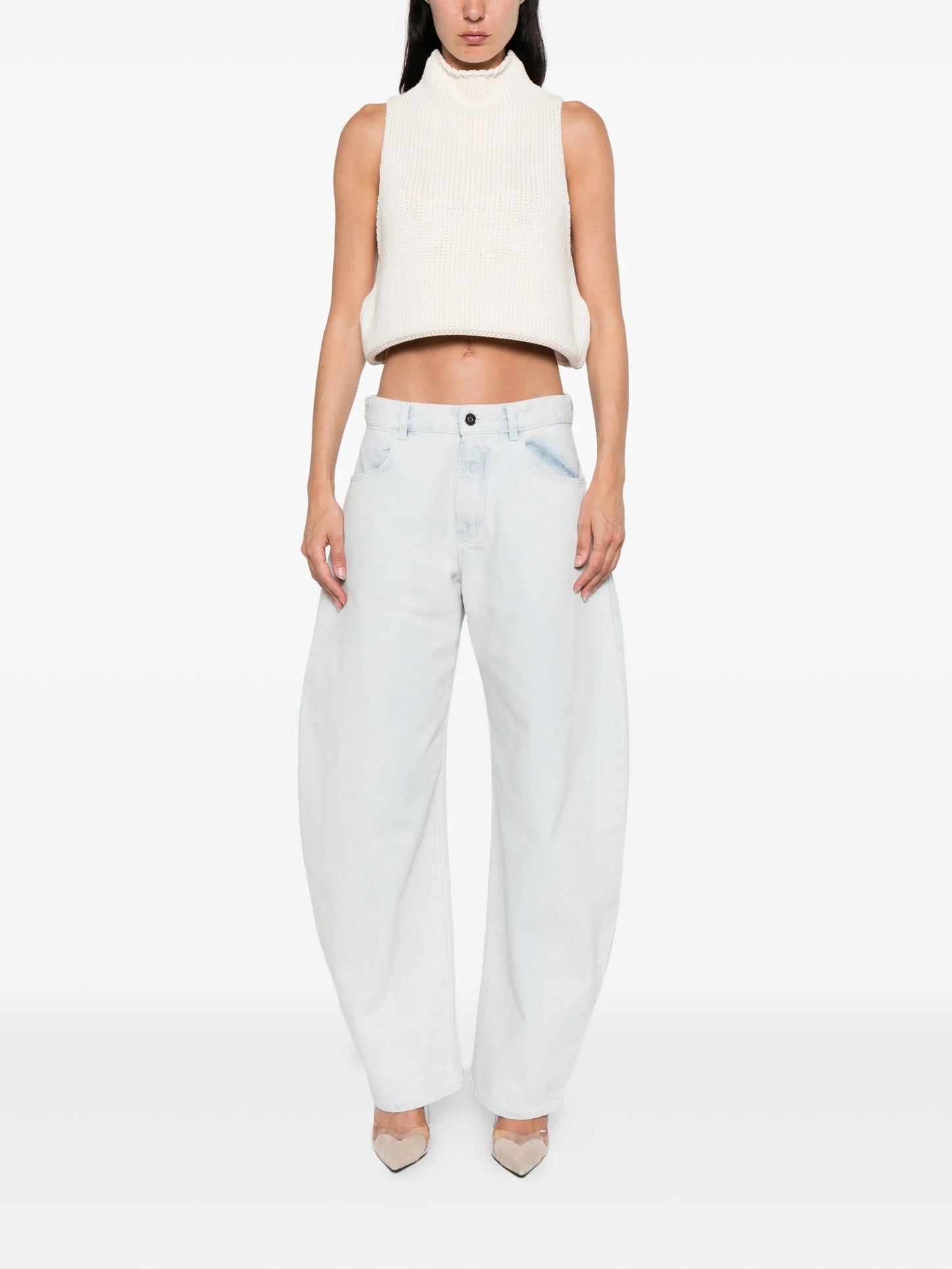low-rise jeans