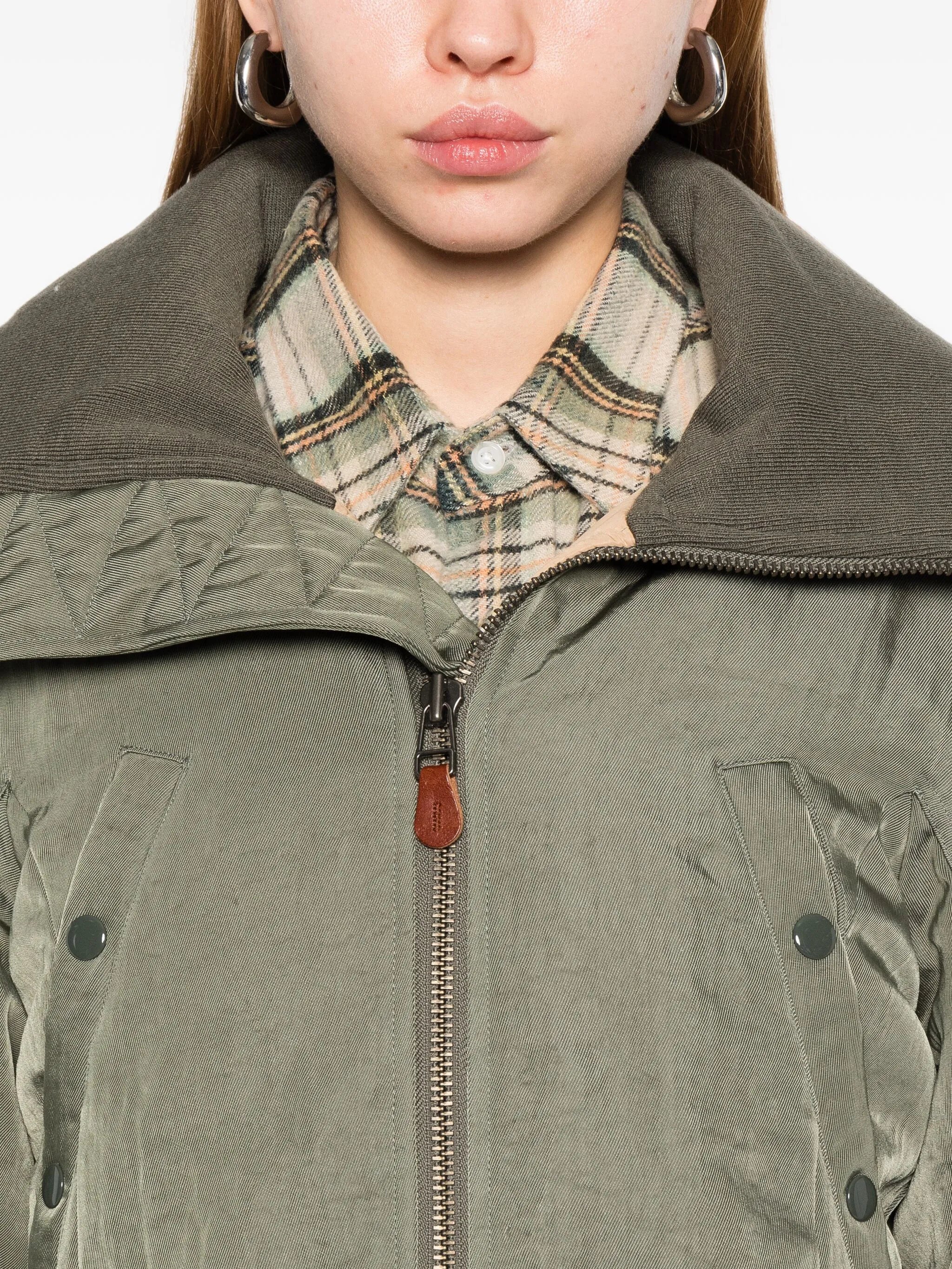 zip-up bomber jacket