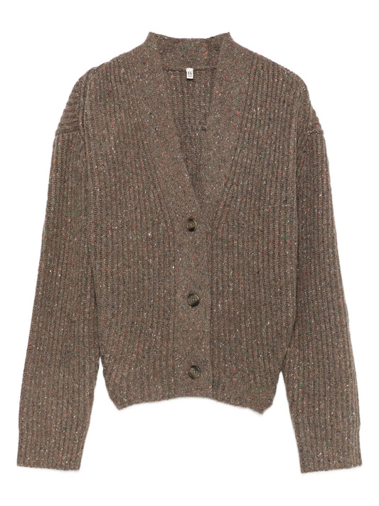 ribbed cardigan