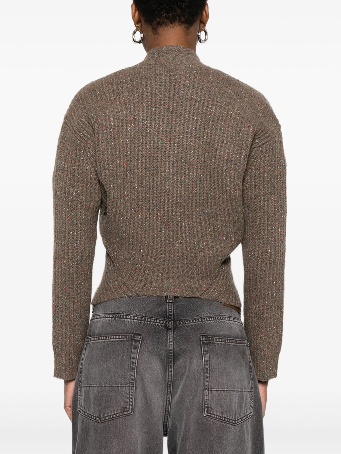 ribbed cardigan