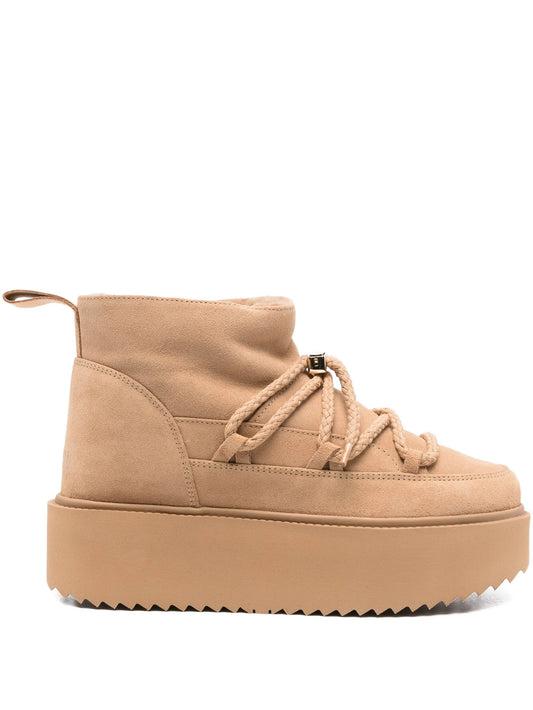 suede platform boots
