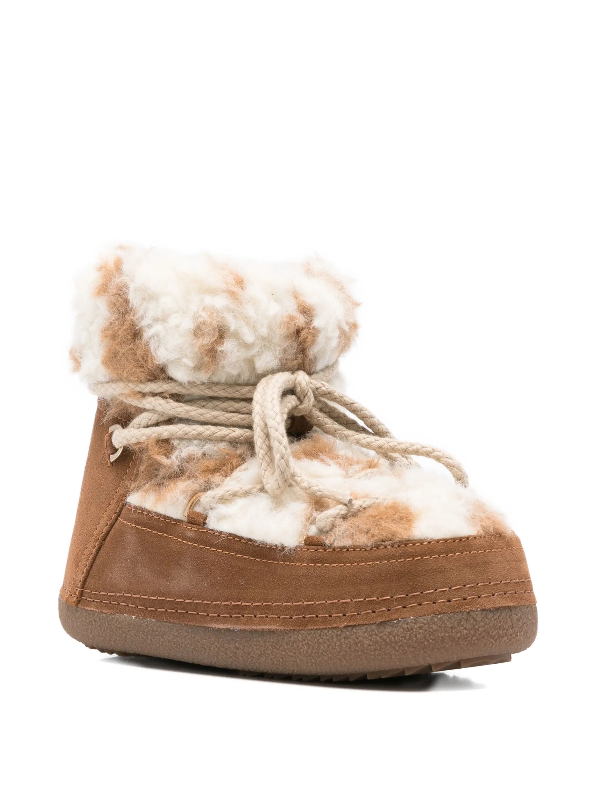 Teddy lace-up ankle boots