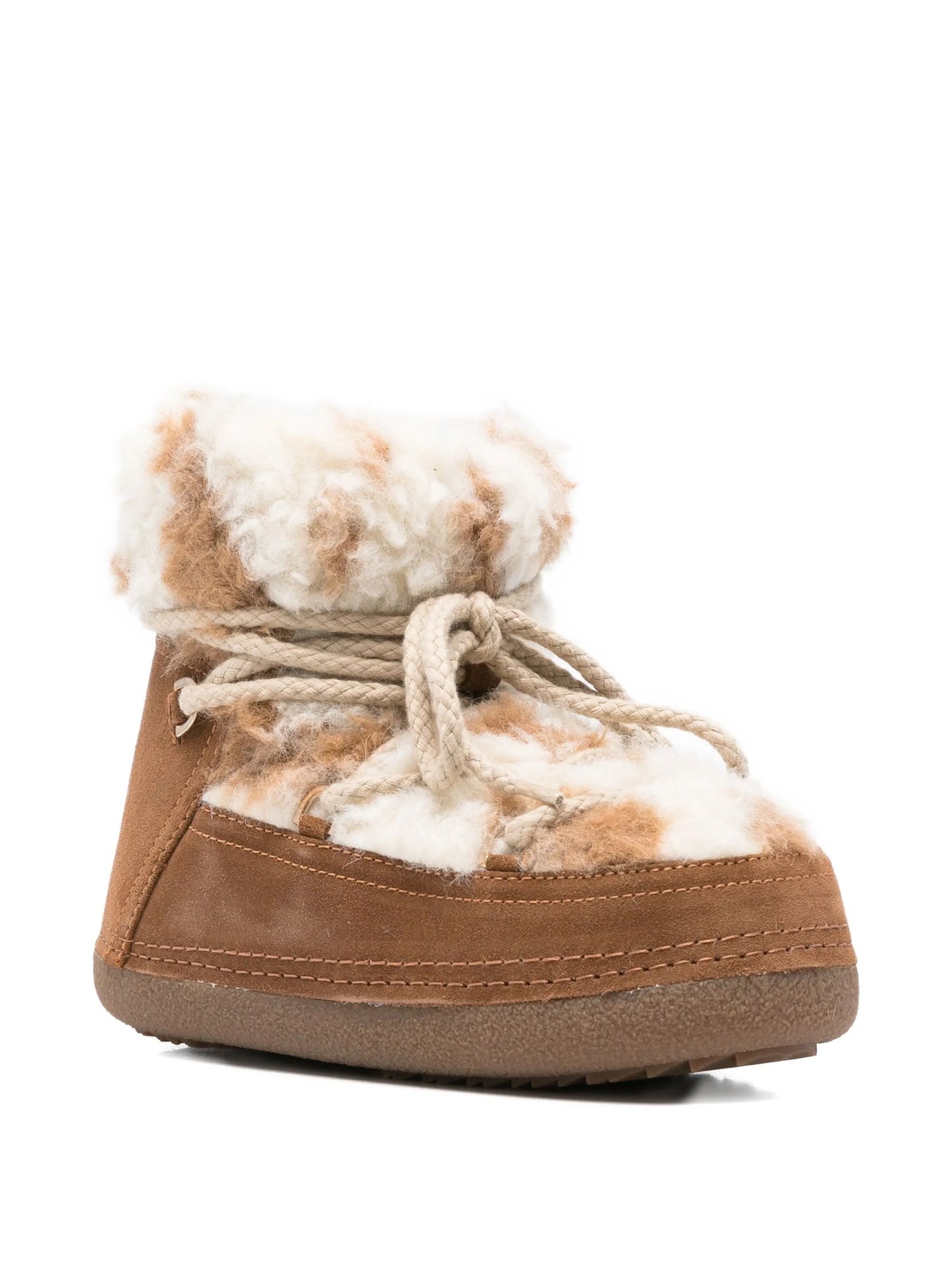 Teddy lace-up ankle boots