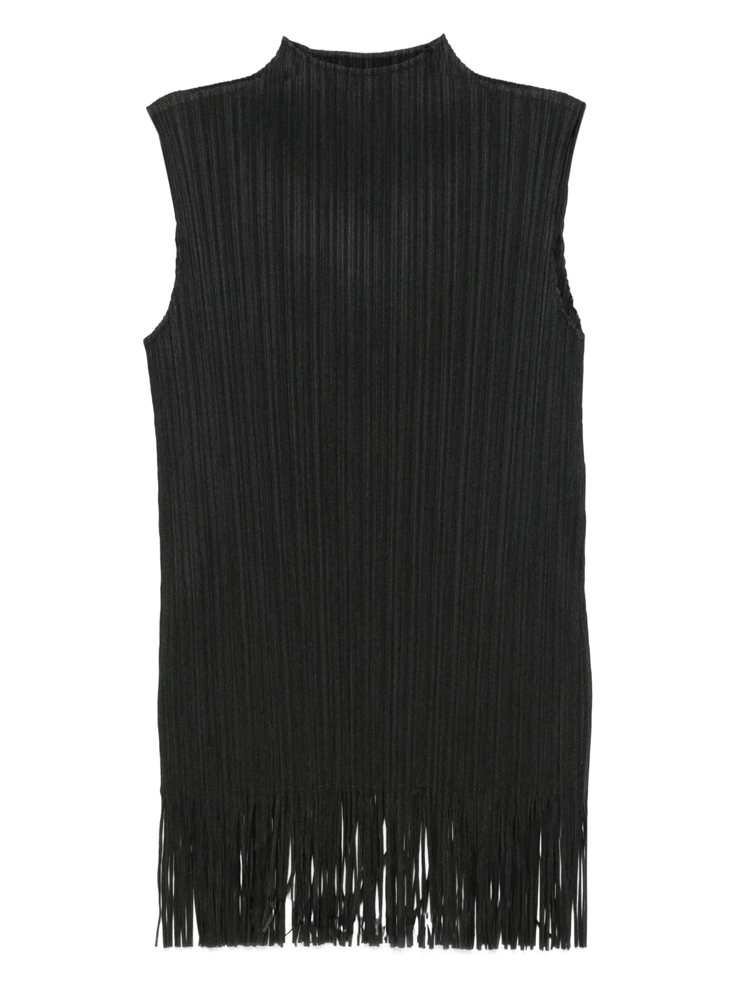 pleated fringe top